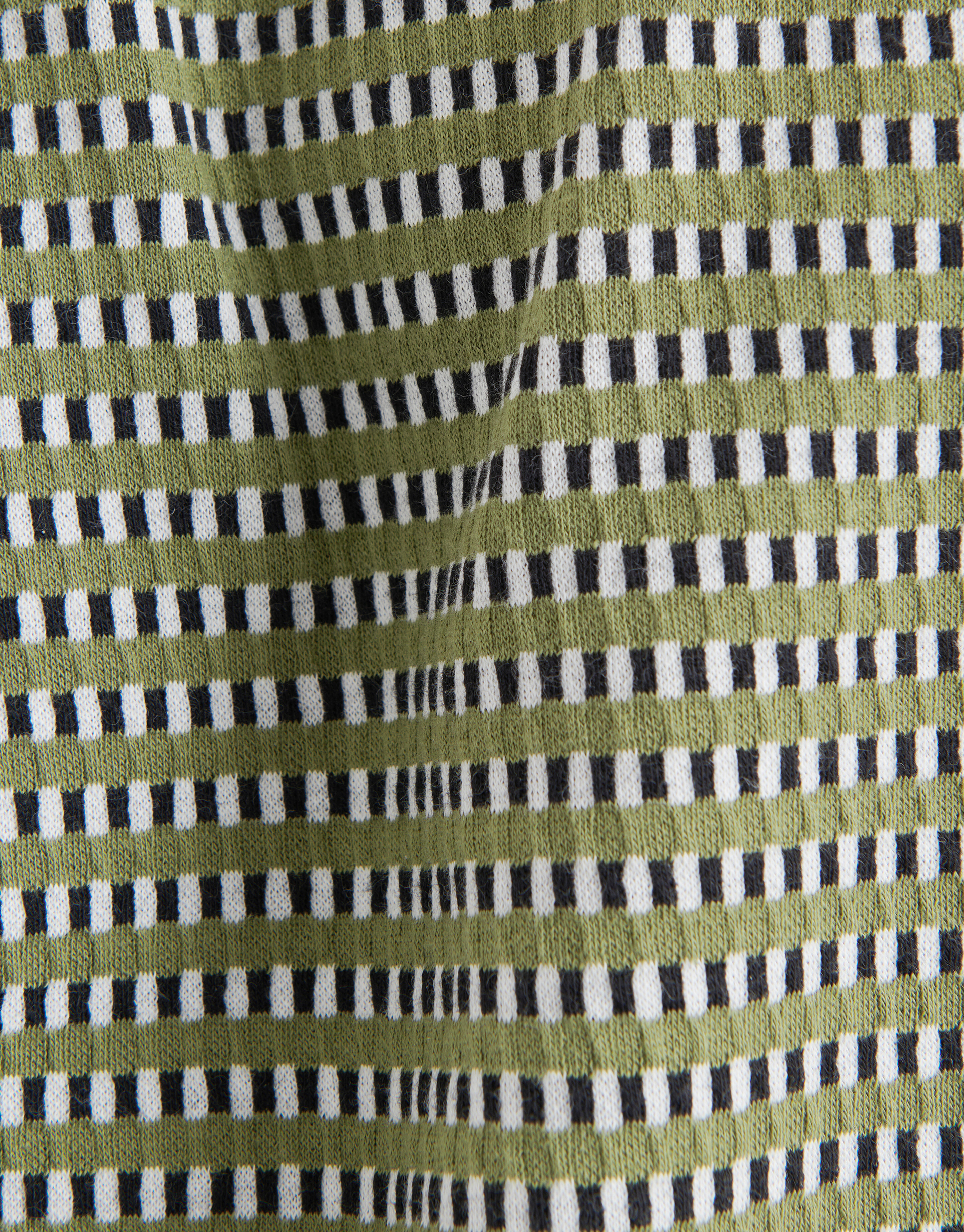 Structuur T-shirt Donkergroen SHOEBY MEN