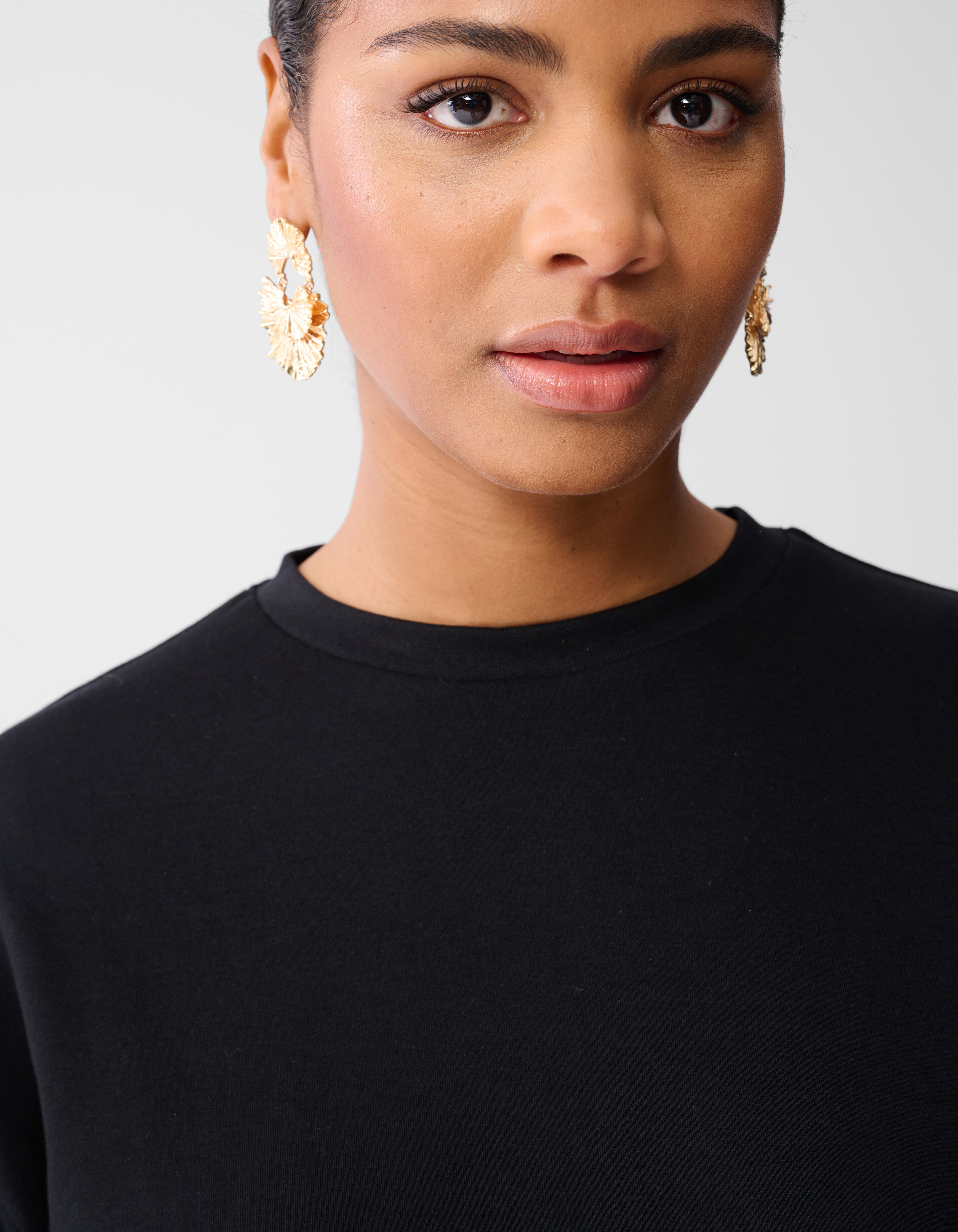 Oversized T-shirt Zwart SHOEBY WOMEN