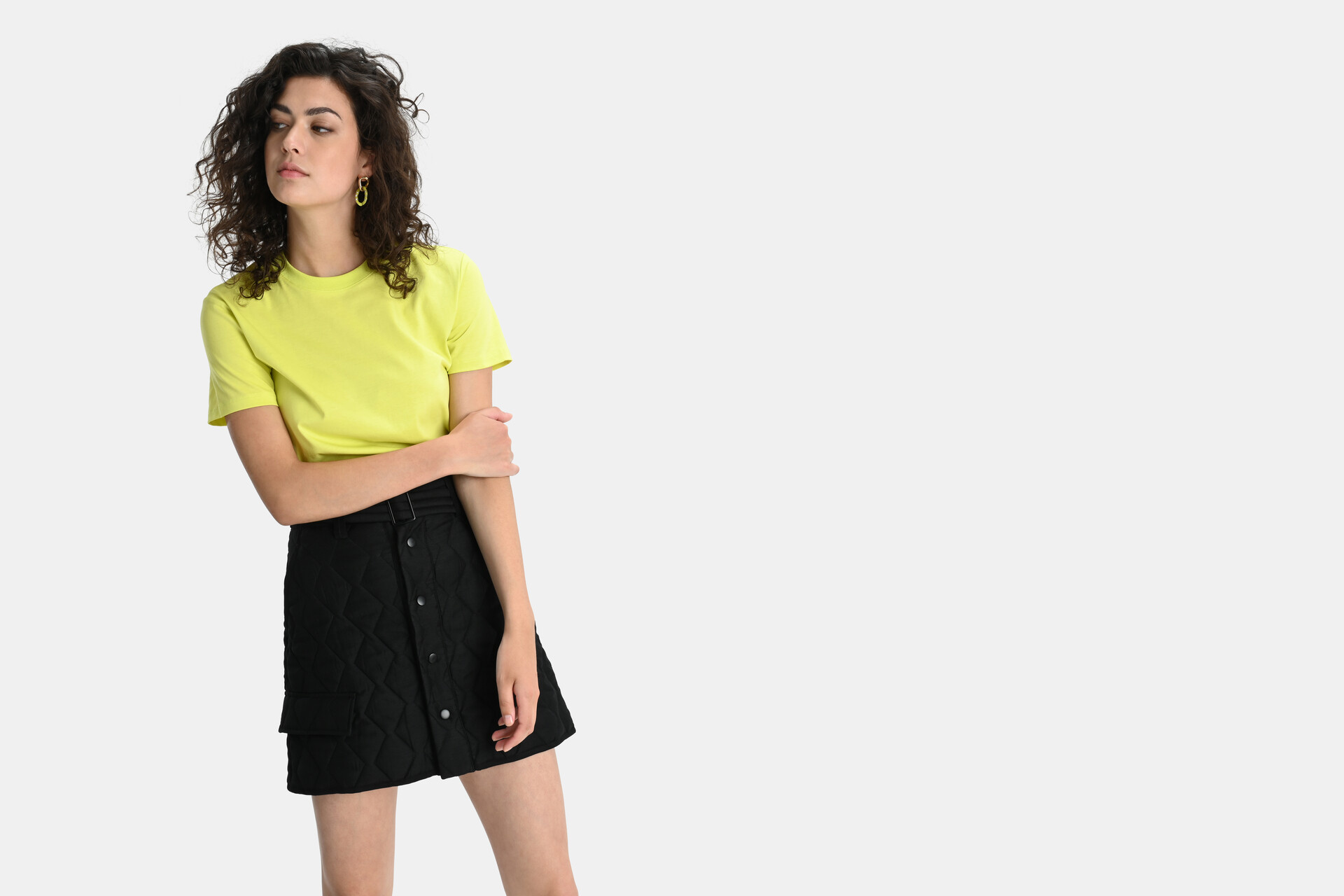Quilted Rok SHOEBY WOMEN