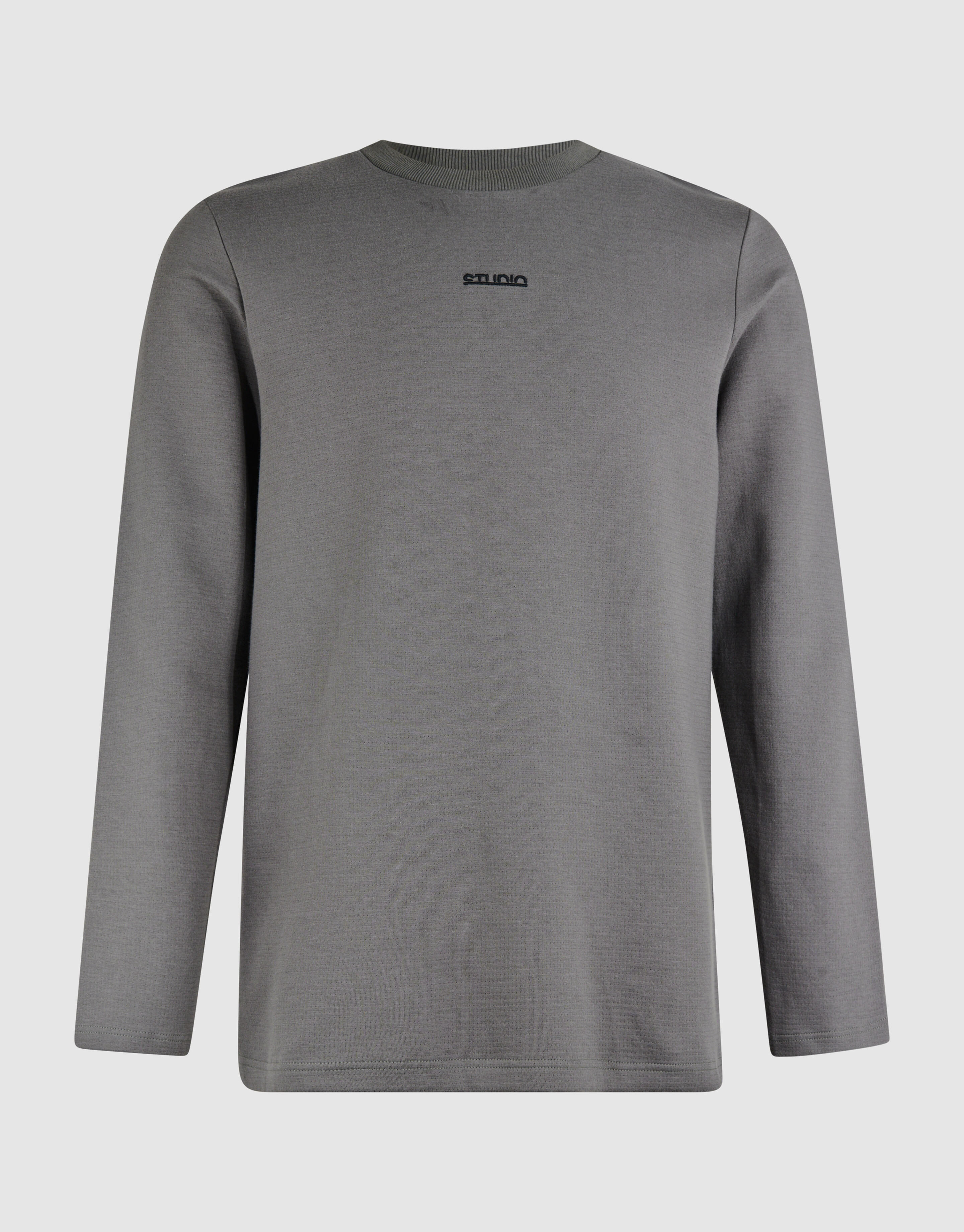 Studio Structuur T-shirt Donkergroen SHOEBY MEN