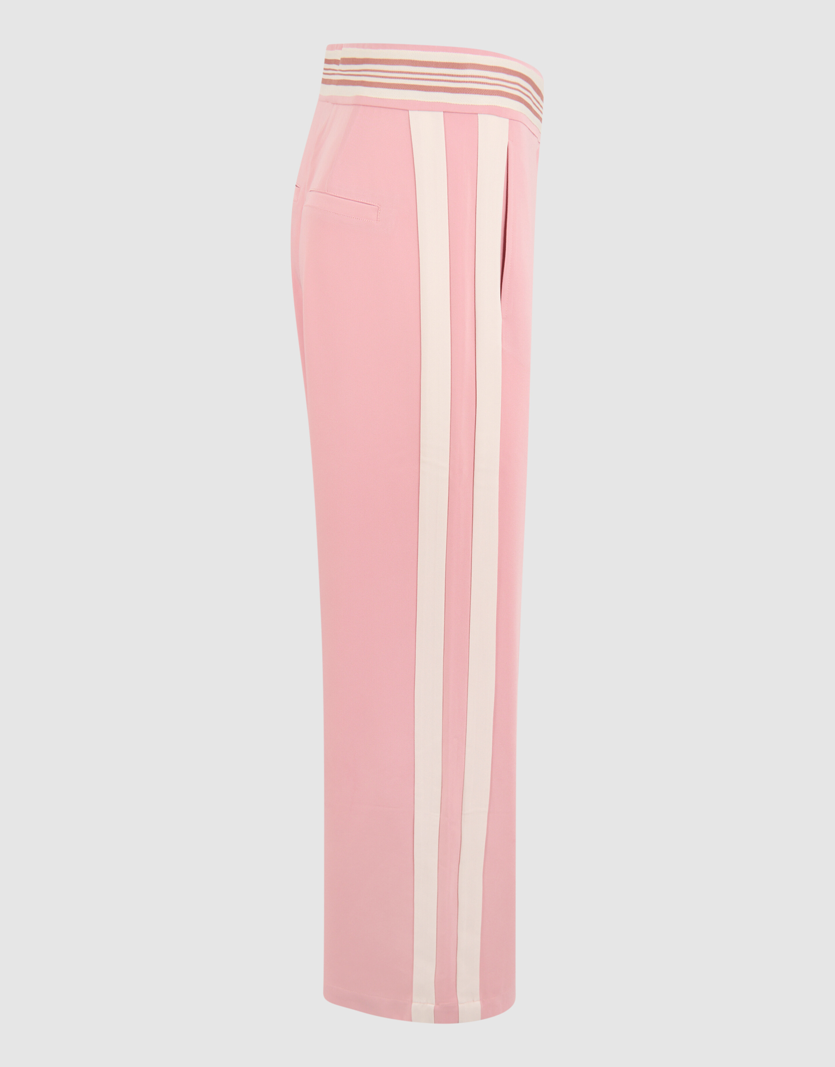 Sporty Wide Leg Broek Lichtroze By Mieke SHOEBY WOMEN