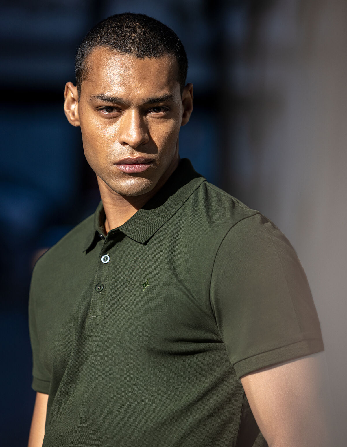 Basis Polo Donkergroen SHOEBY MEN