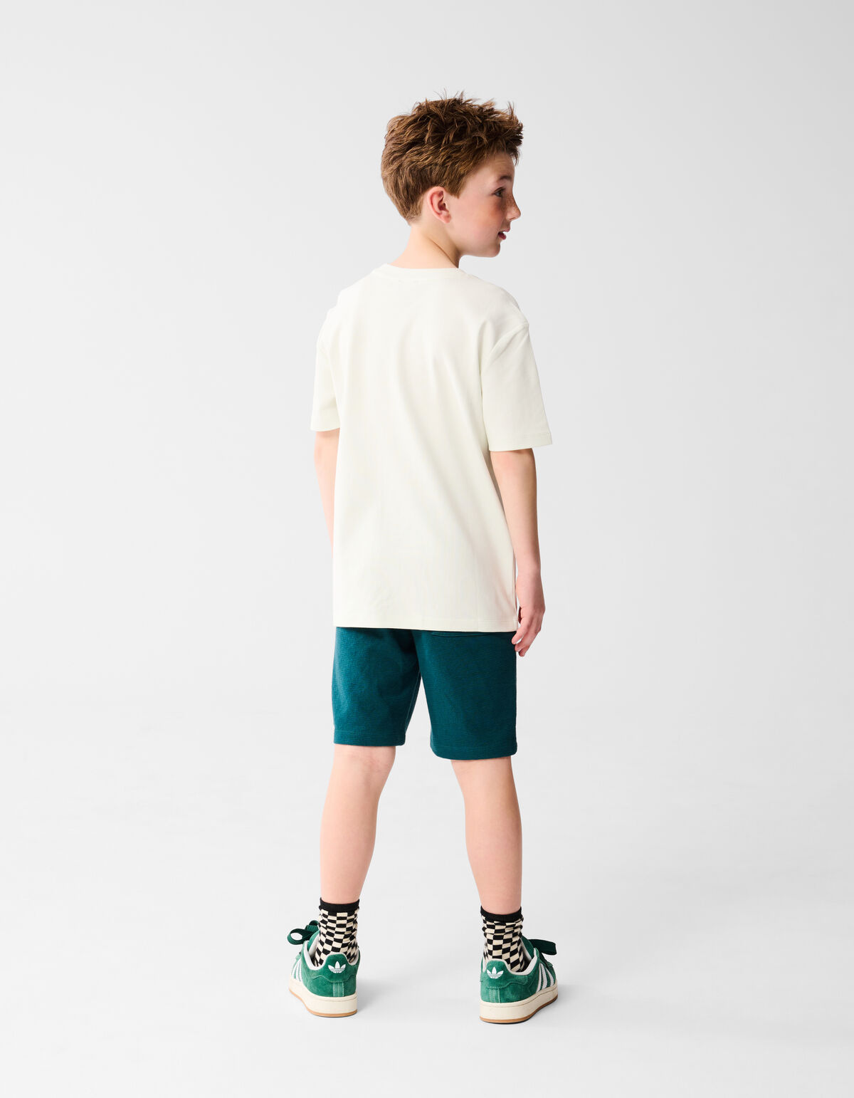 Sundown Artwork T-shirt Gebroken Wit SHOEBY BOYS