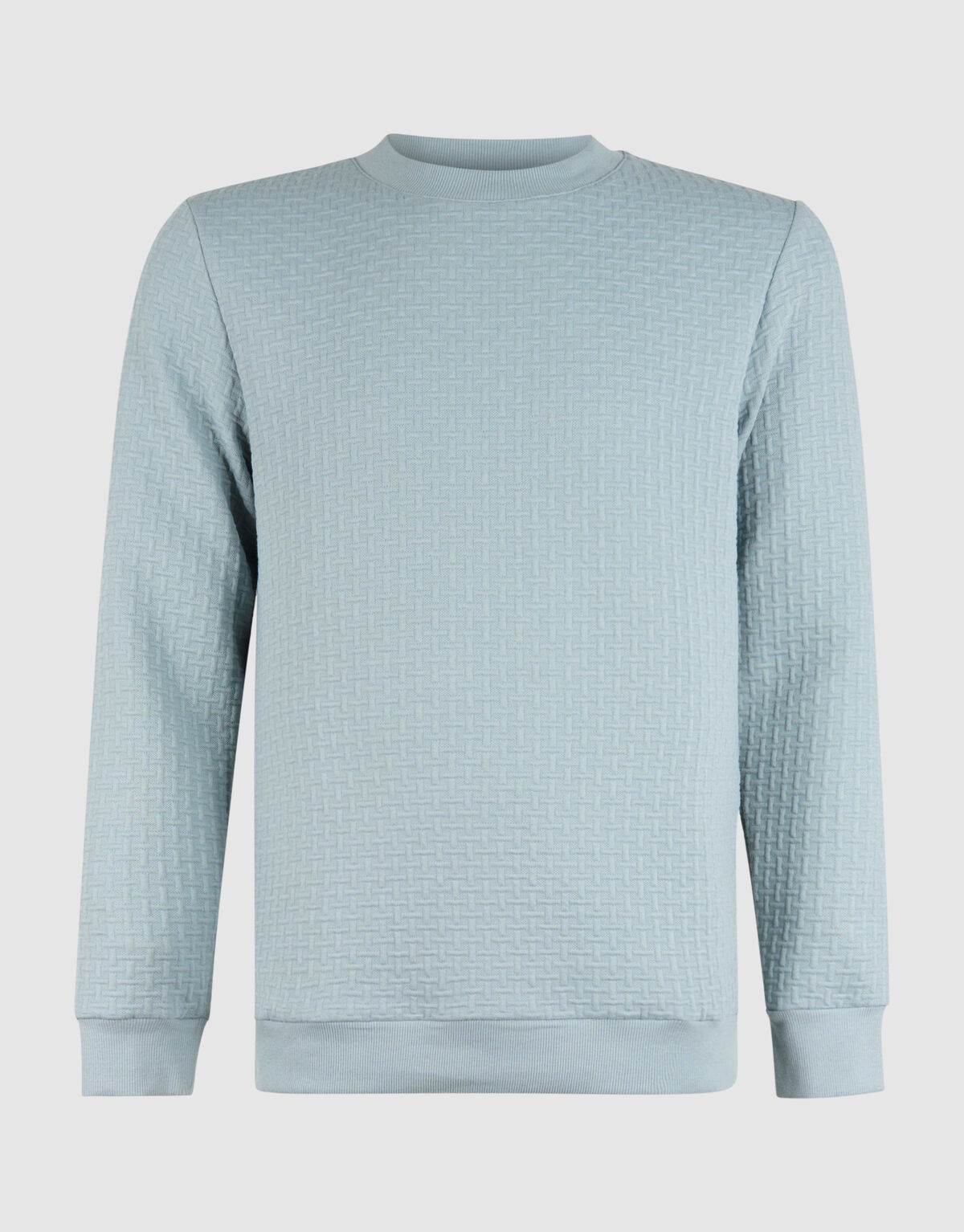Structuur Sweater Lichtgroen SHOEBY MEN