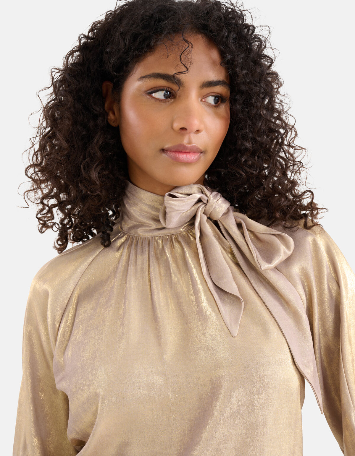 Metallic Blouse Goud SHOEBY WOMEN