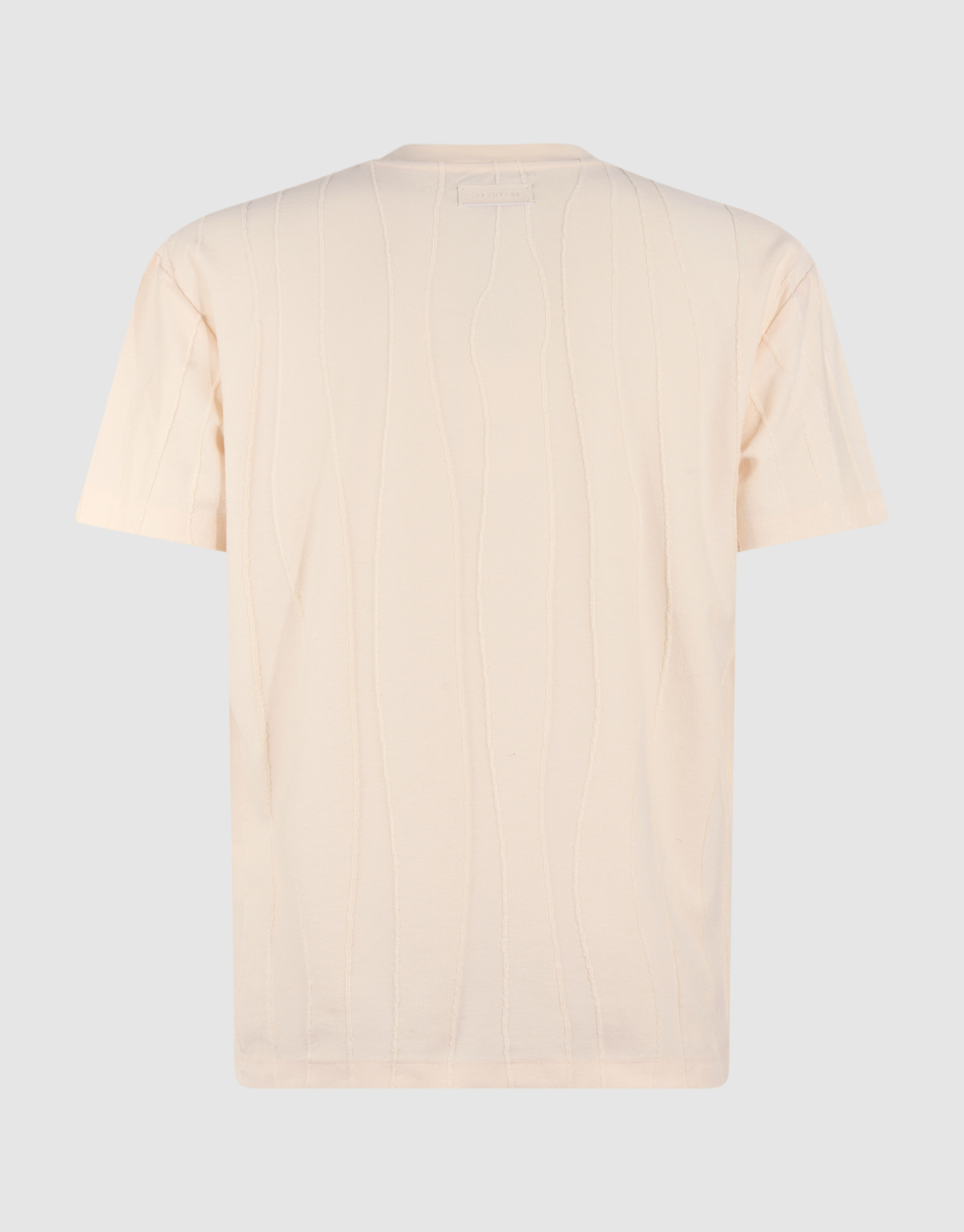 Wavy Line T-shirt Lichtgeel SHOEBY MEN