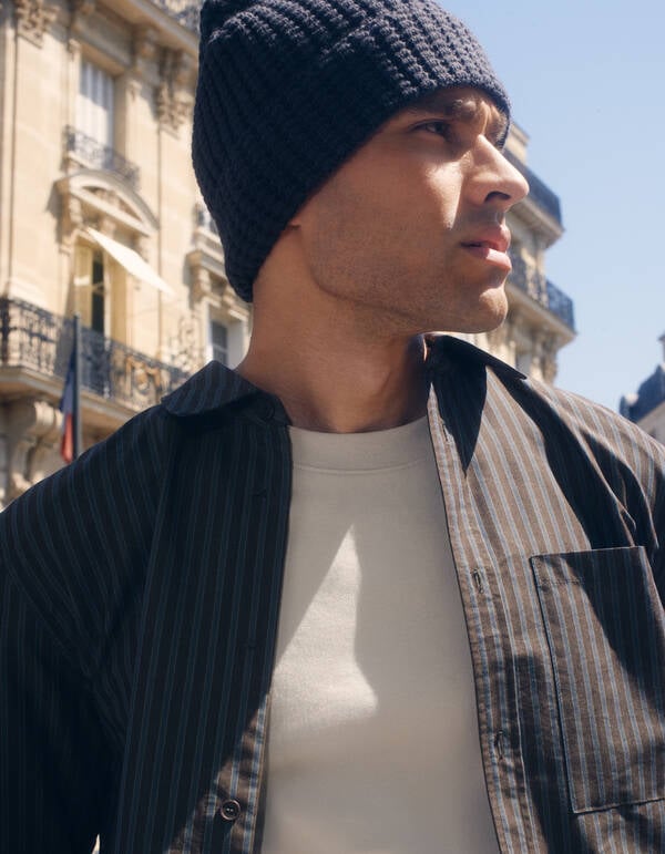 Heavy Waffle Beanie Grijs SHOEBY ACCESSOIRES