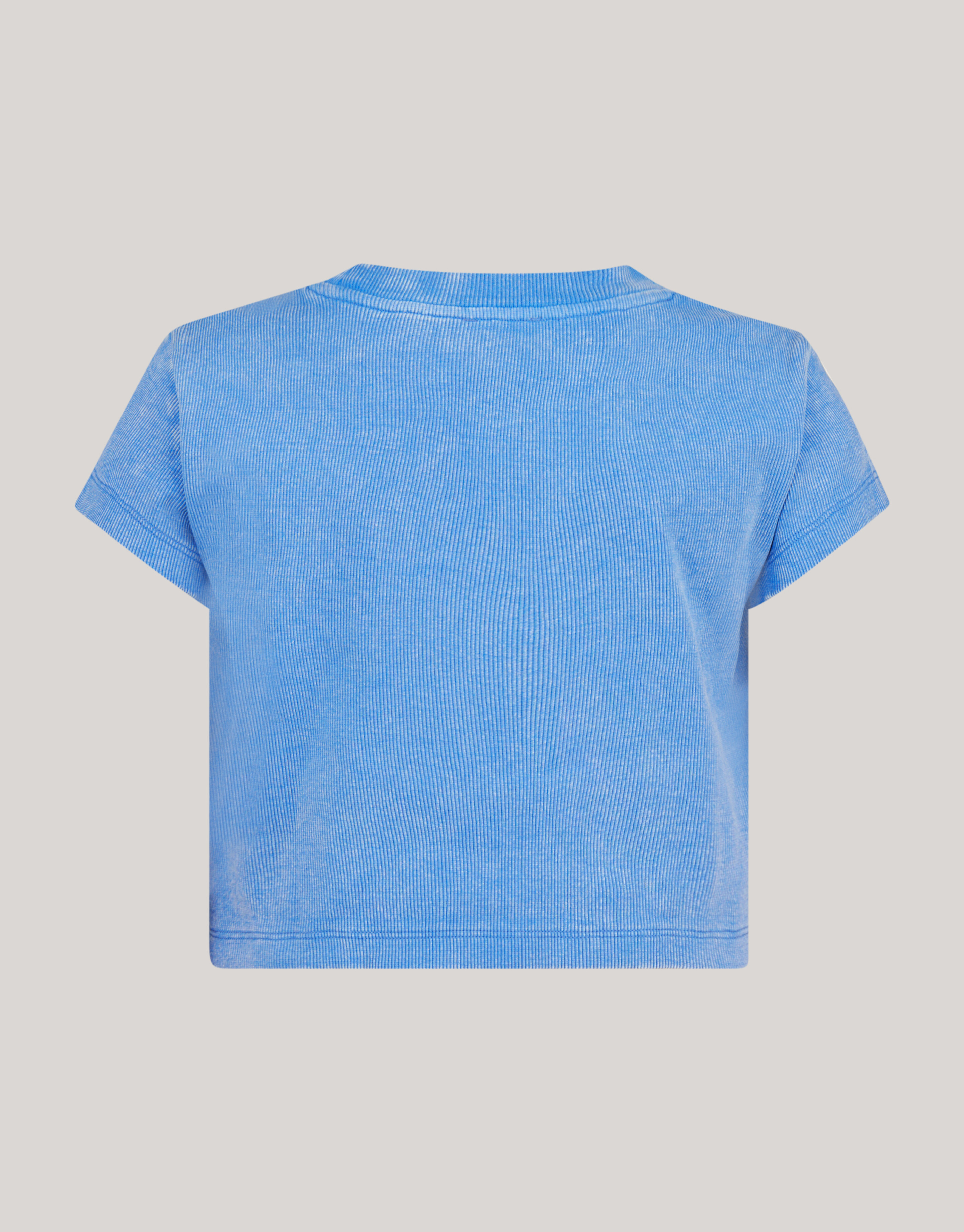Embroidery Crop Top Blauw SHOEBY GIRLS