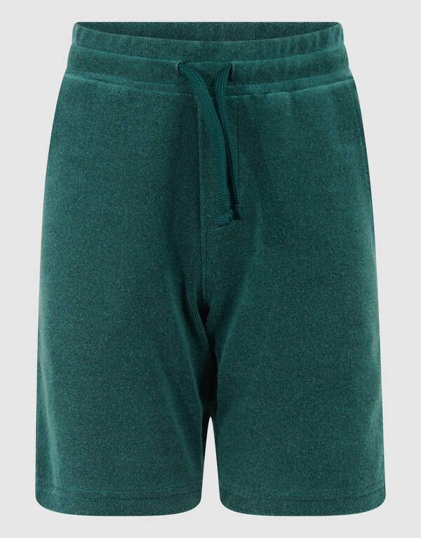 Towling Short Donkergroen SHOEBY BOYS