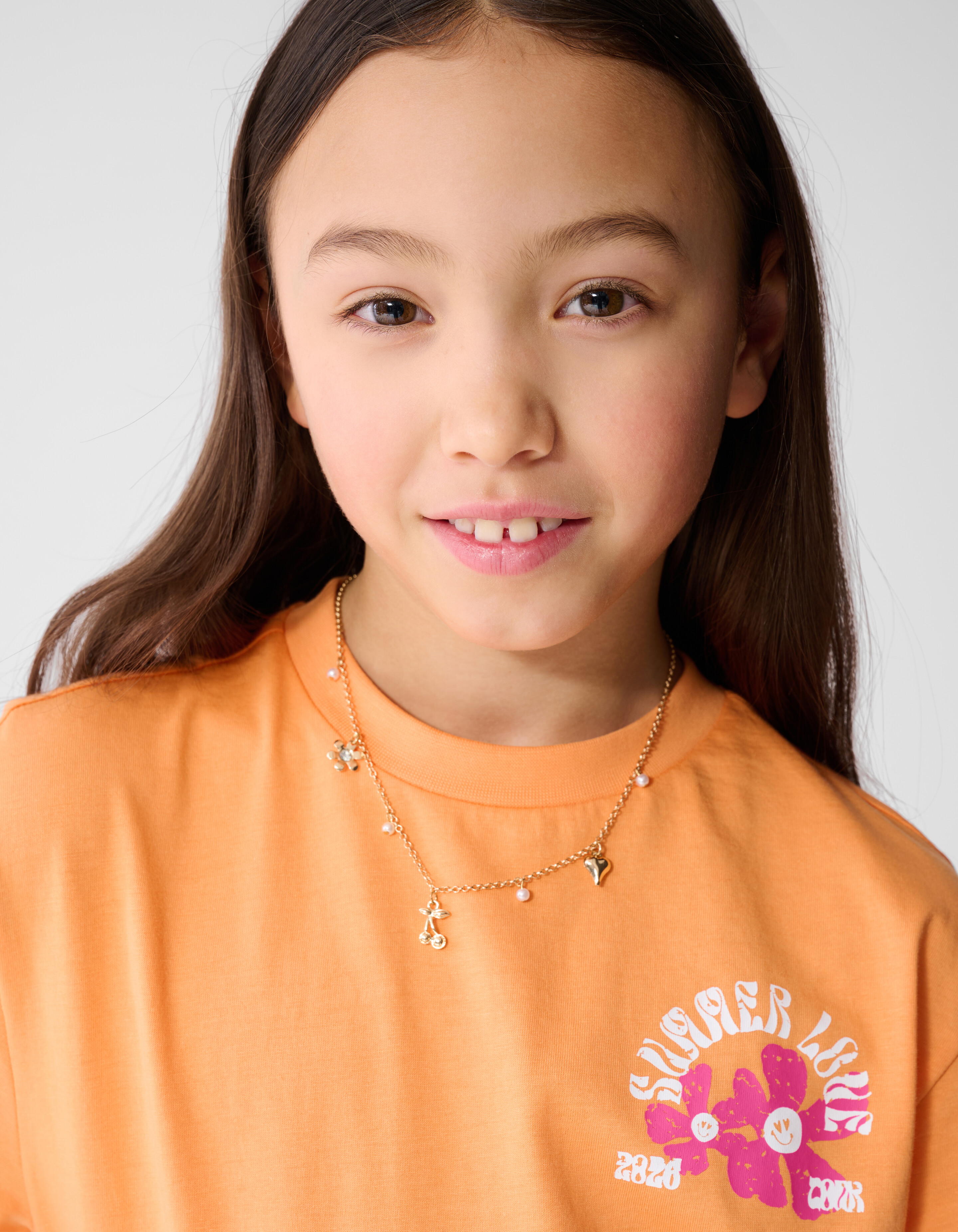 Summer Love T-shirt Oranje SHOEBY GIRLS