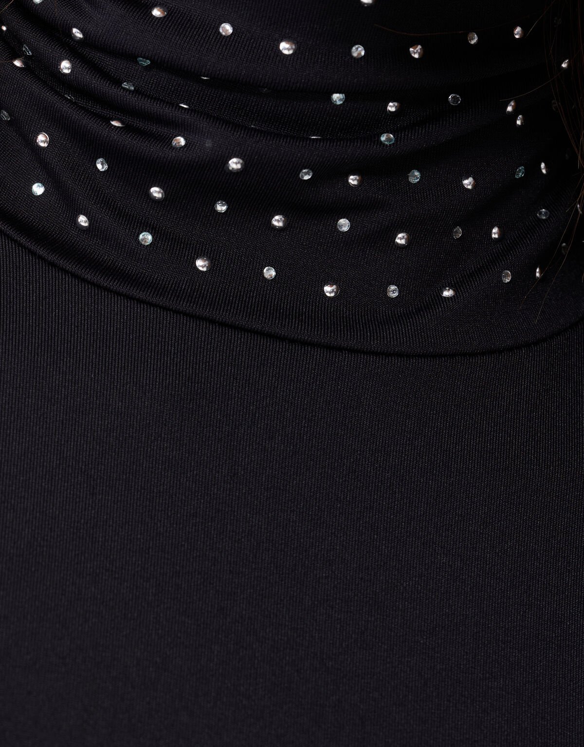 Strass Col Top Zwart SHOEBY WOMEN