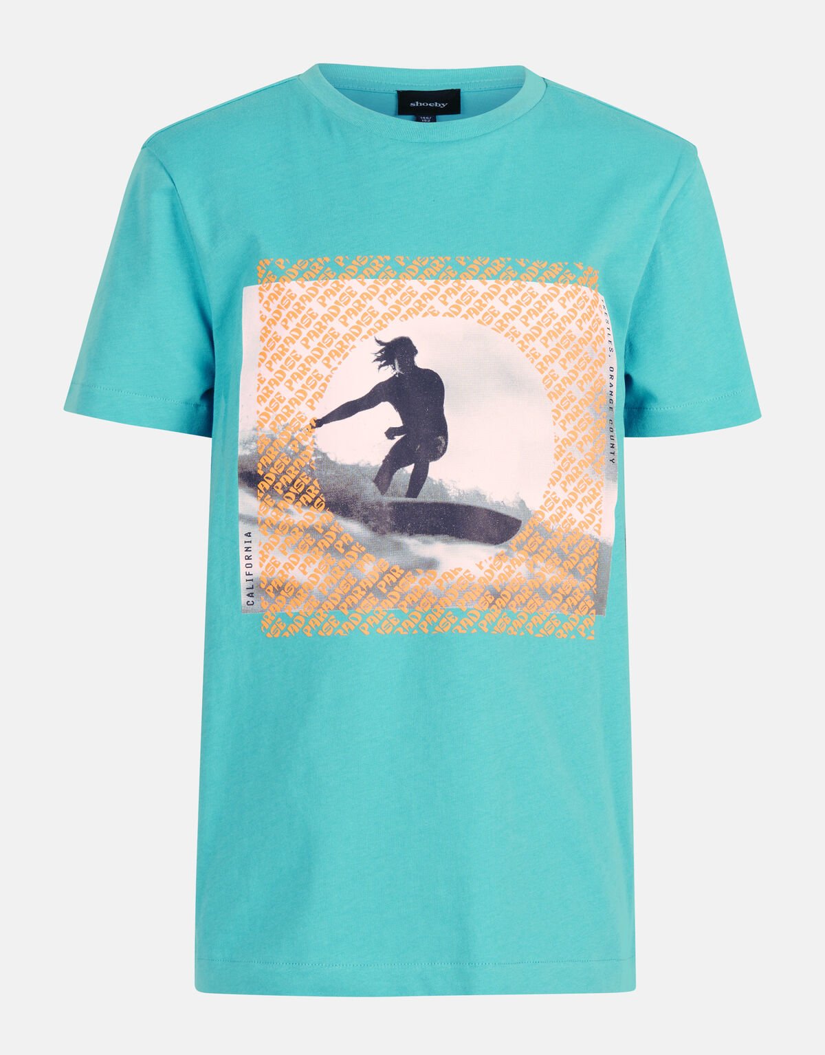Print T-shirt Blauw SHOEBY BOYS