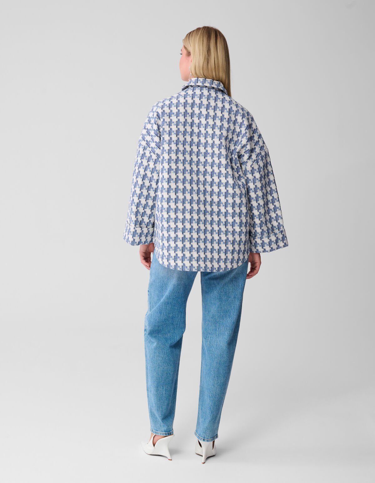 Jacquard Ruiten Jack Blauw SHOEBY WOMEN