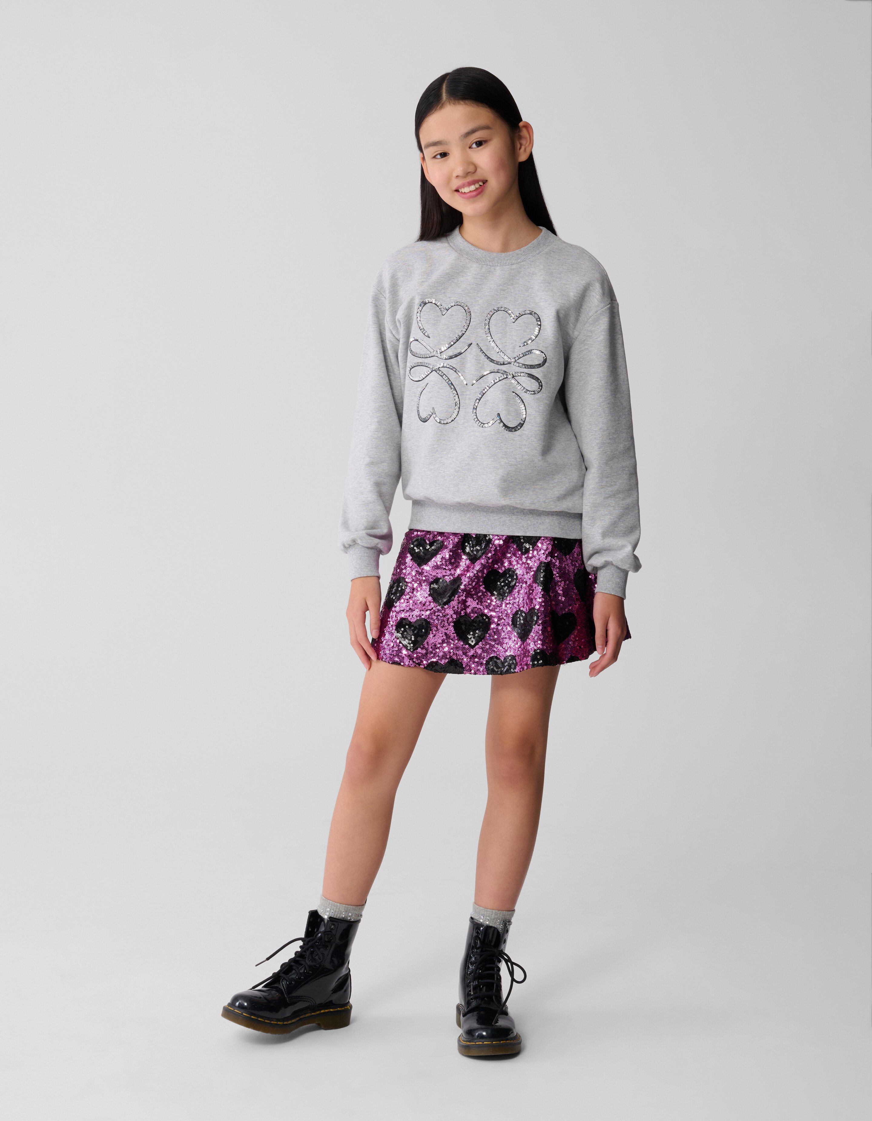 Sequin Mini Rok Roze SHOEBY GIRLS