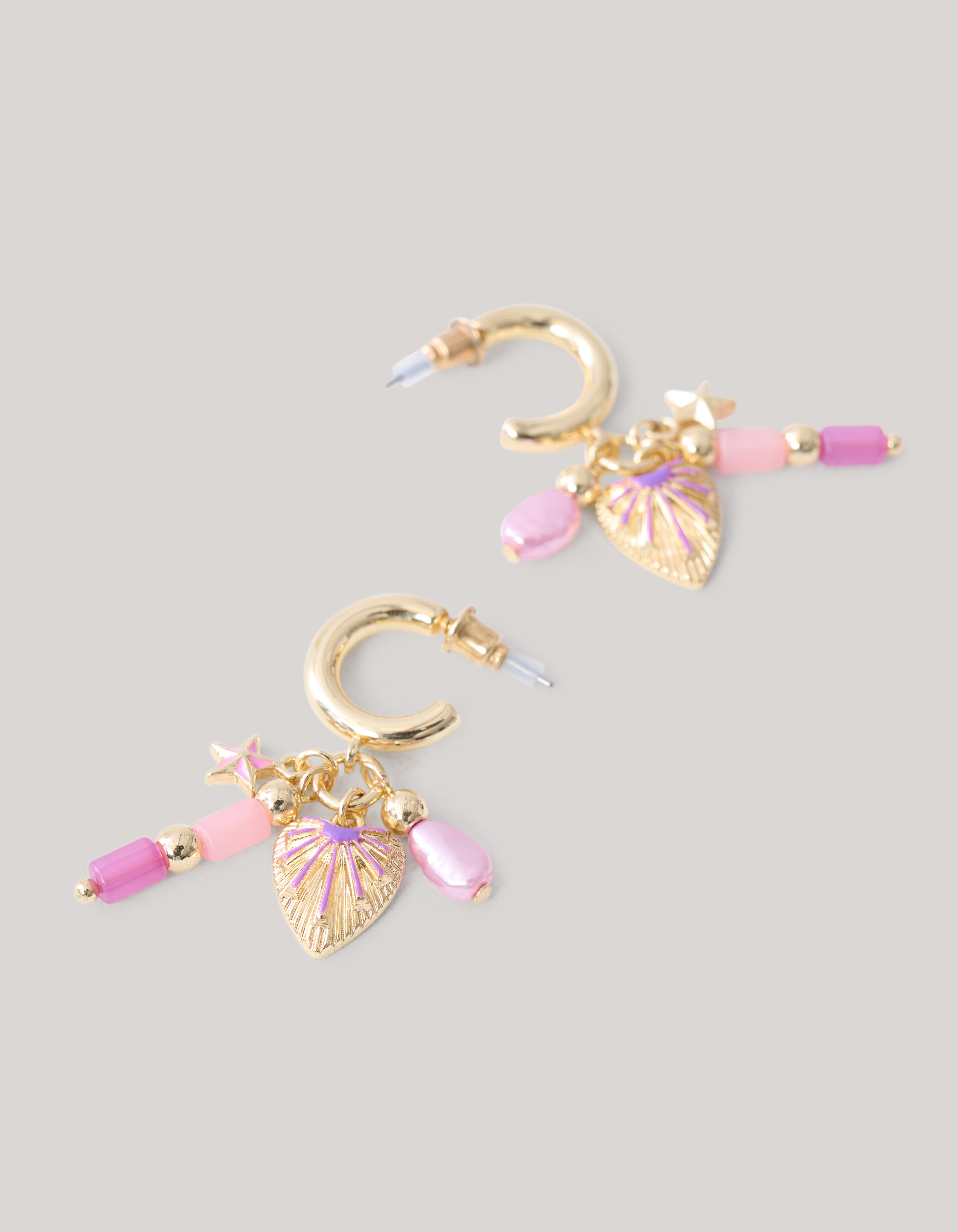 Charm Hoop Oorbellen Goud SHOEBY ACCESSOIRES