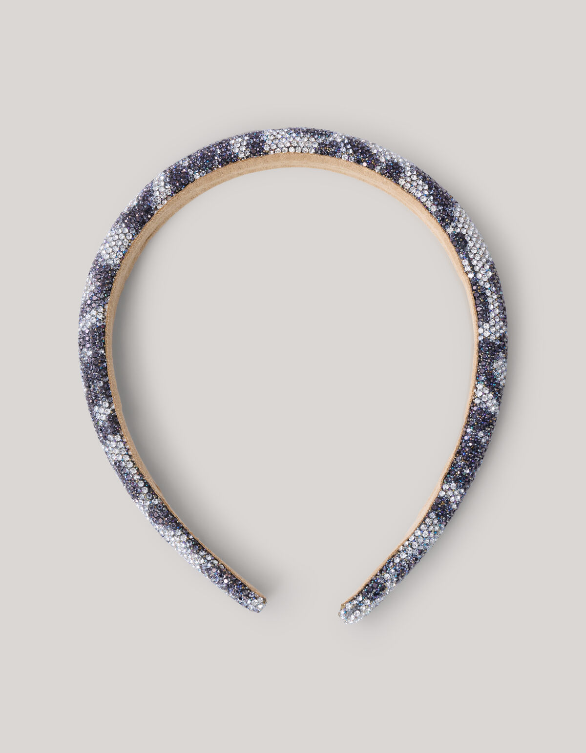 Strass Leopard Haarband Bruin SHOEBY ACCESSOIRES