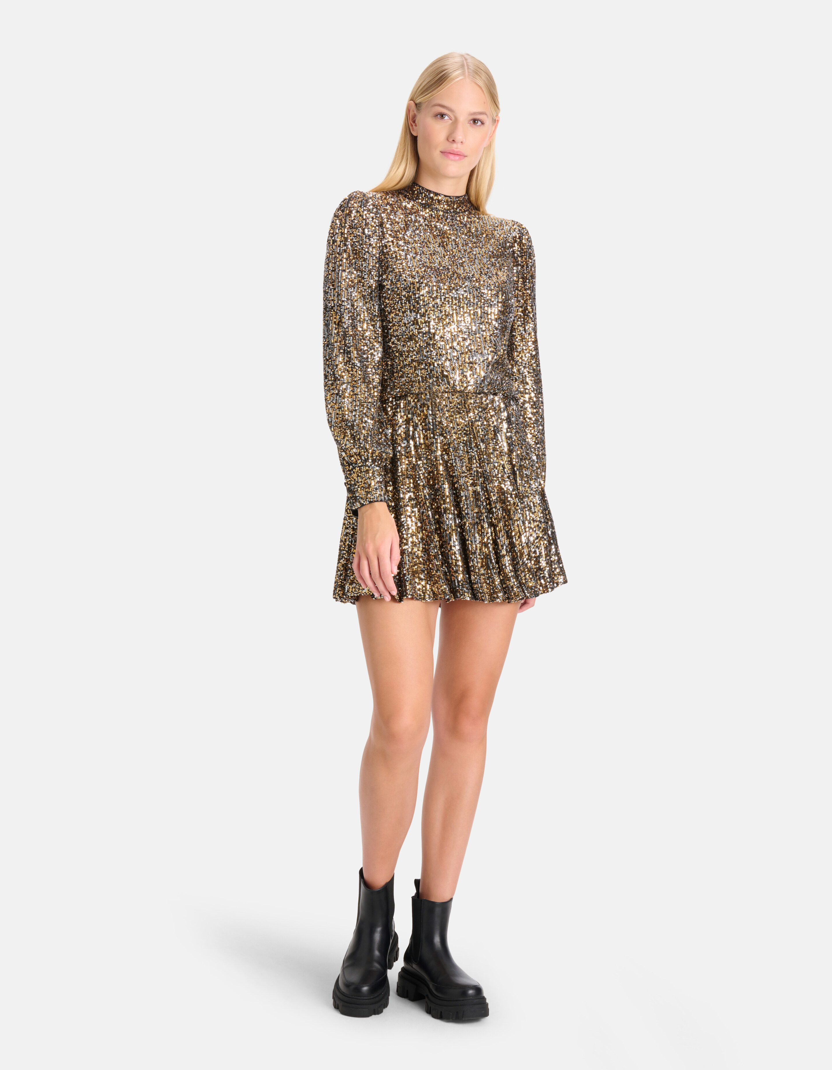 Pailletten Top Goud/Zilver SHOEBY WOMEN