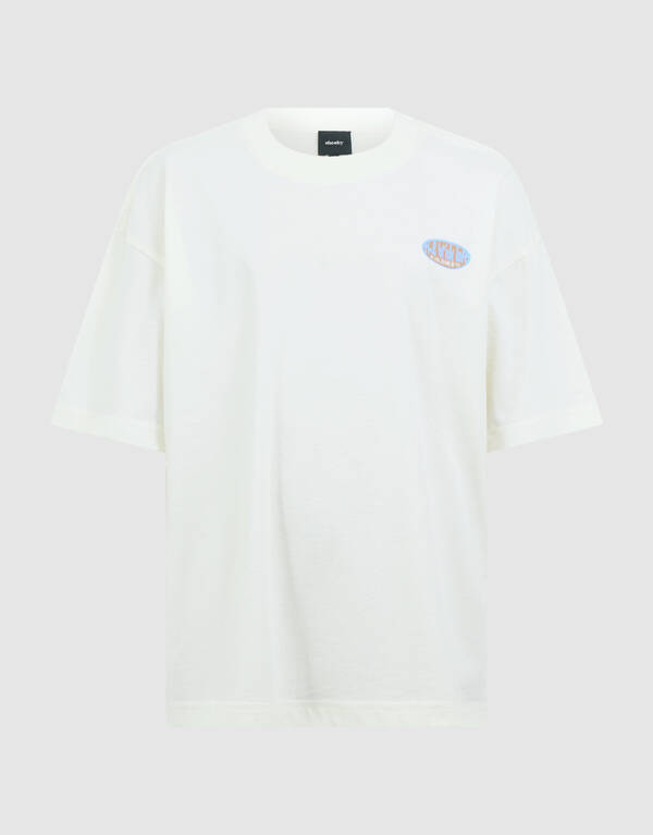 Brick Artwork T-shirt Gebroken Wit SHOEBY BOYS
