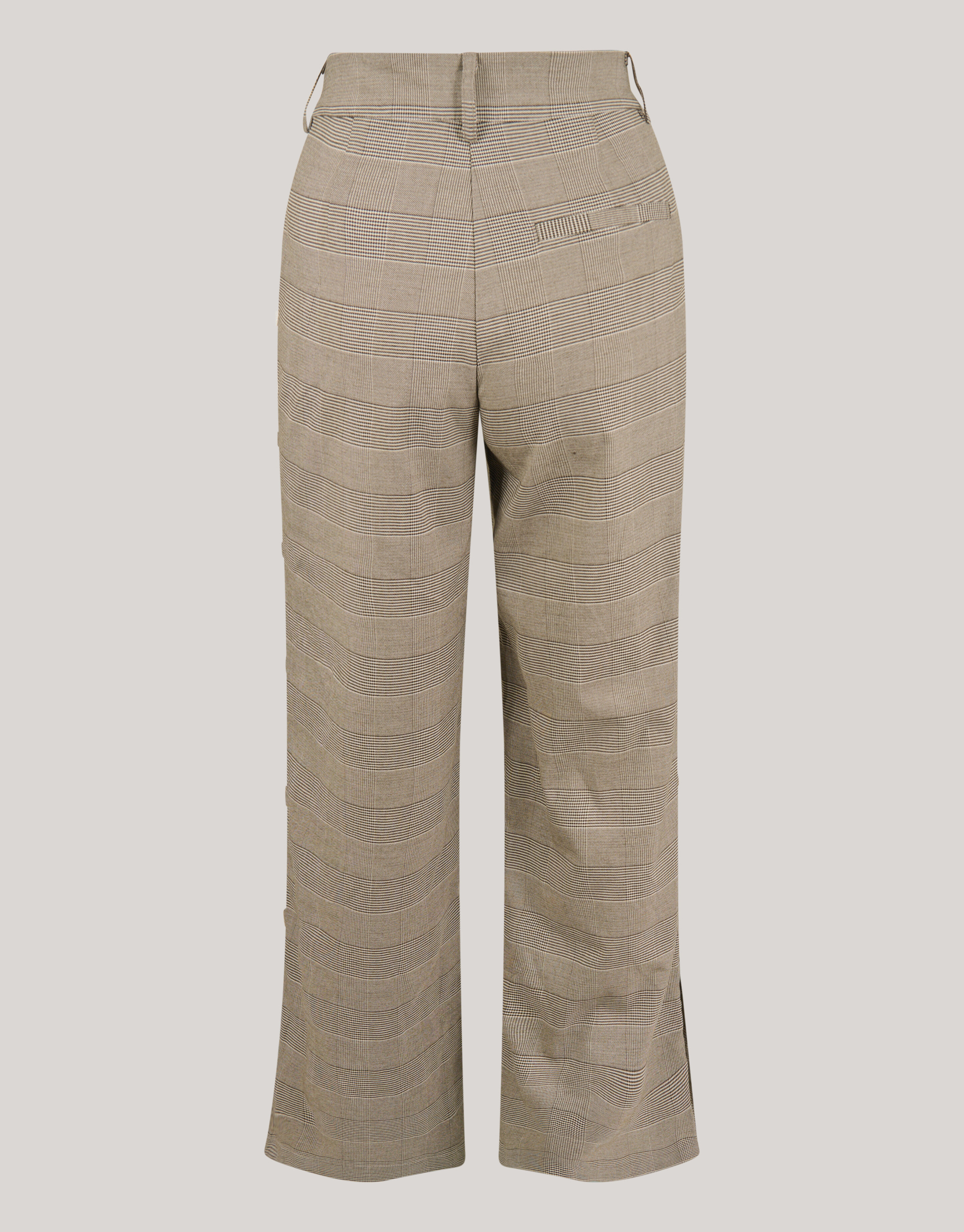 Sporty Ruiten Wide Leg Broek Bruin SHOEBY WOMEN
