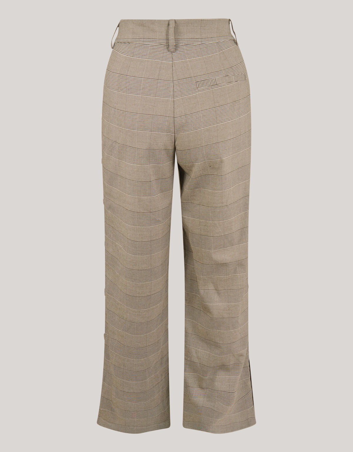 Sporty Ruiten Wide Leg Broek Bruin SHOEBY WOMEN