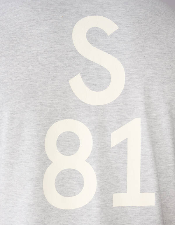 S81 Artwork T-shirt Lichtgrijs SHOEBY MEN
