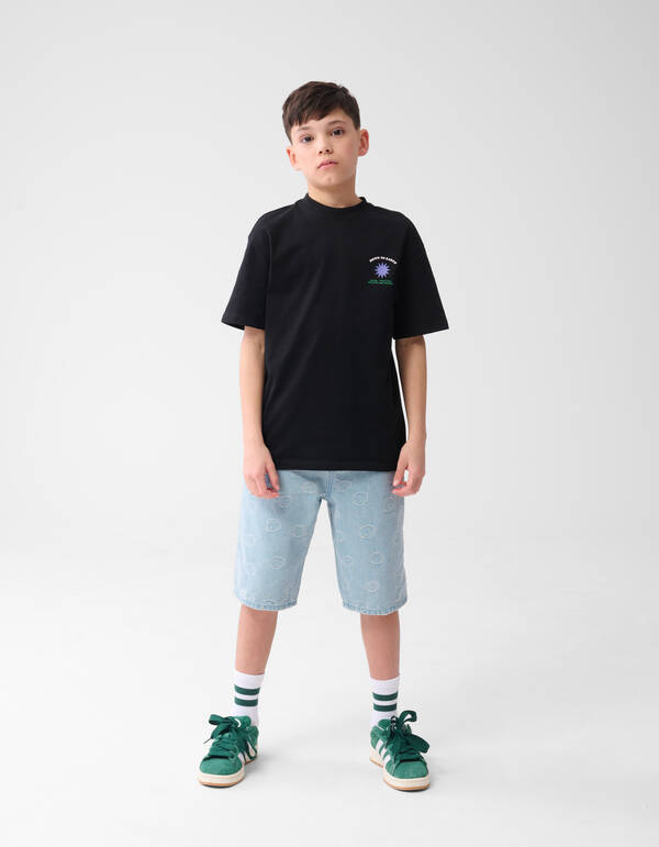 Denim Smiley Short Bleached SHOEBY BOYS