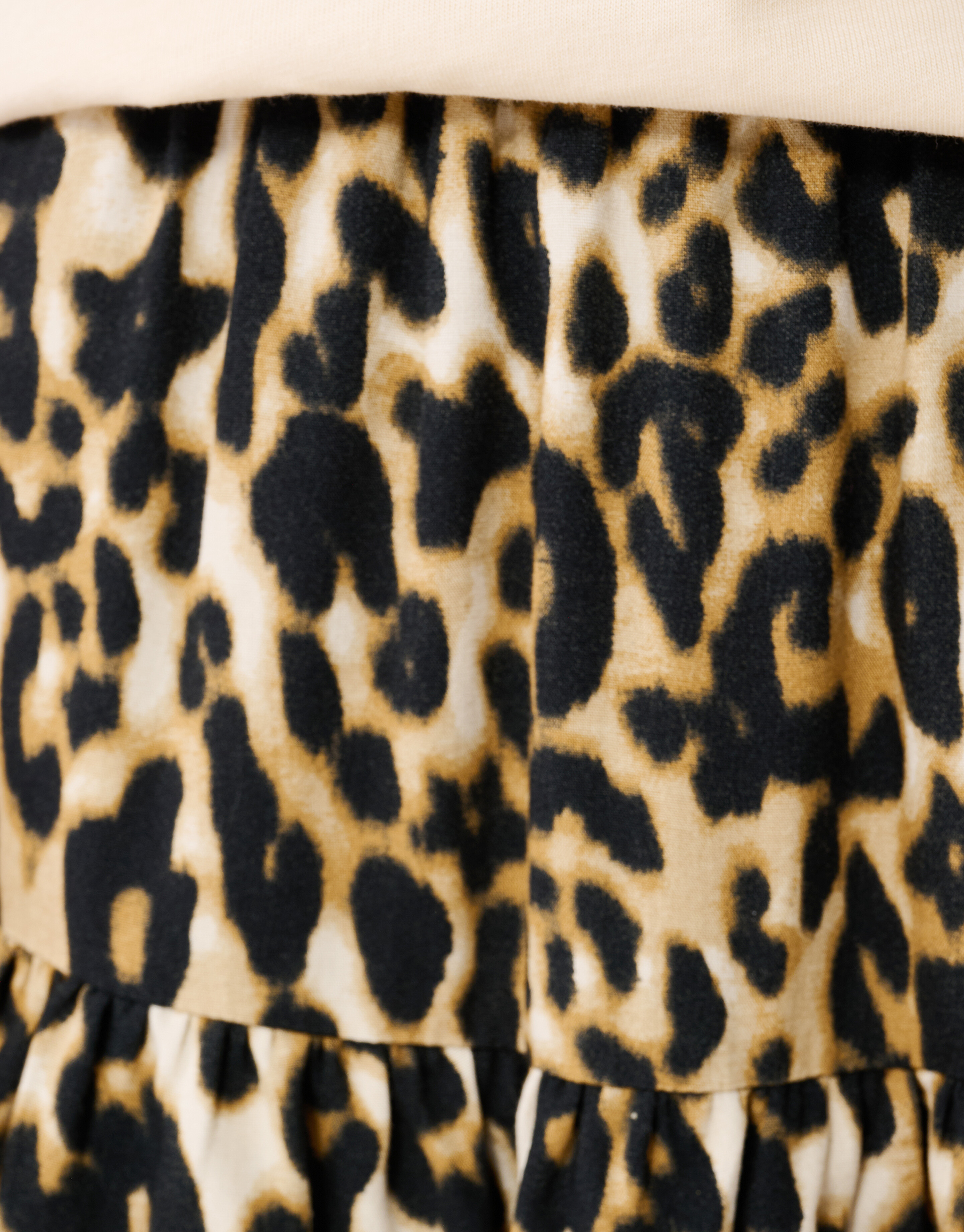 Star Leopard Mini Rok Lichtbruin SHOEBY GIRLS