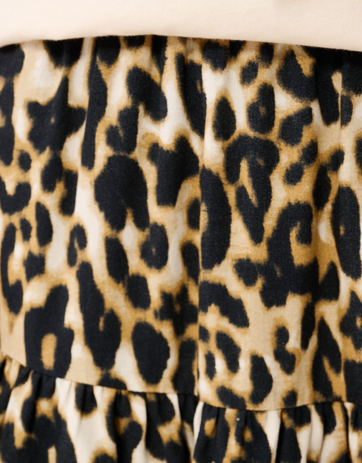 Star Leopard Mini Rok Lichtbruin SHOEBY GIRLS