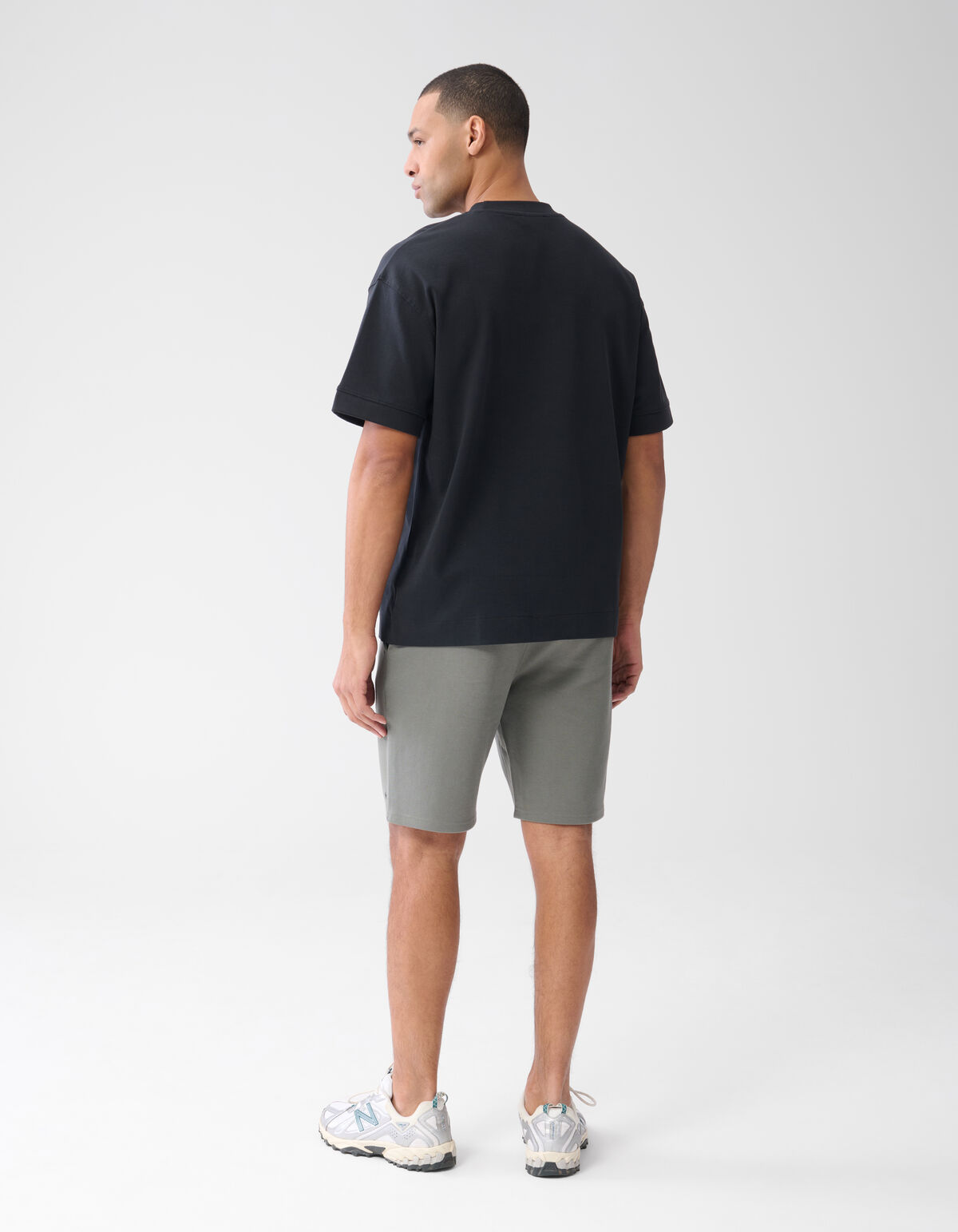Pique Logo Short Donkergroen SHOEBY MEN