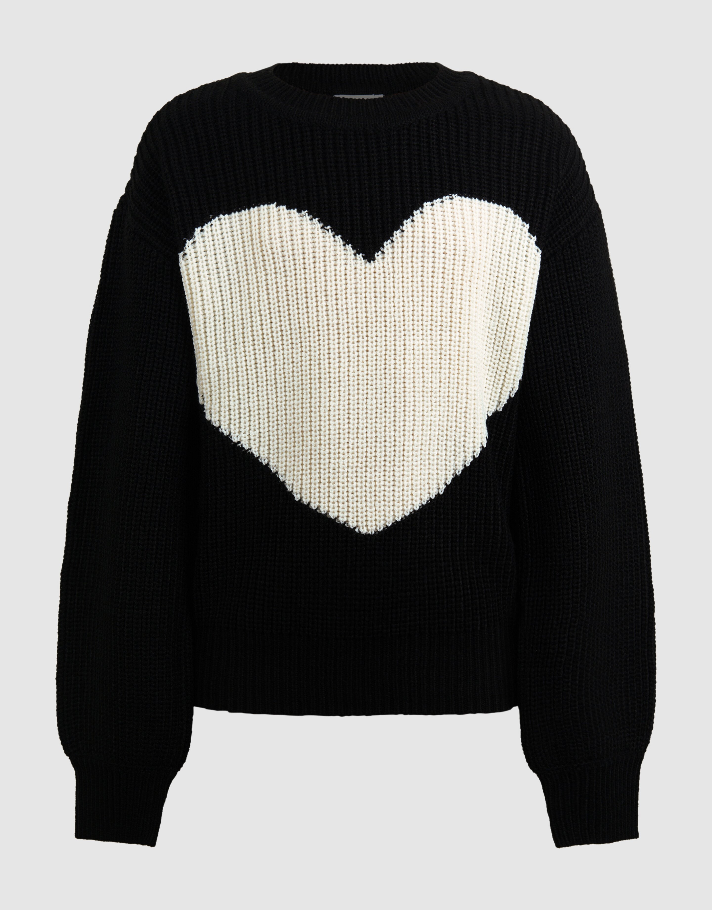 Big Heart Trui Zwart SHOEBY GIRLS
