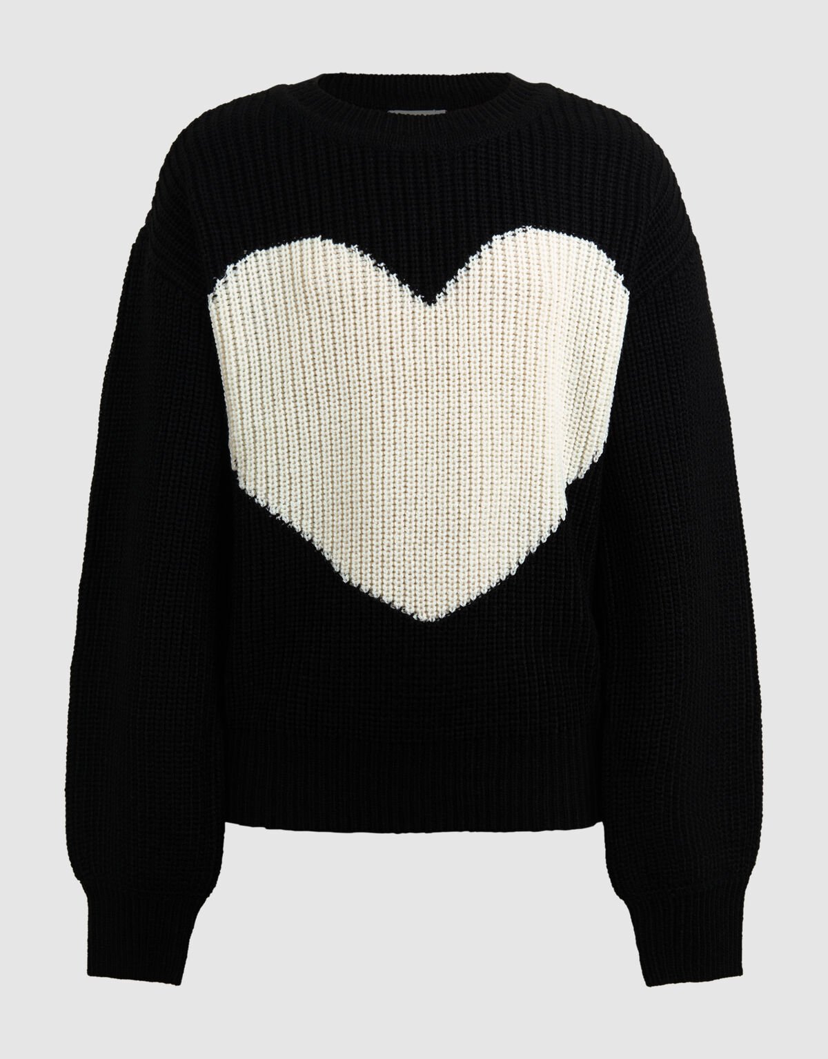 Big Heart Trui Zwart SHOEBY GIRLS