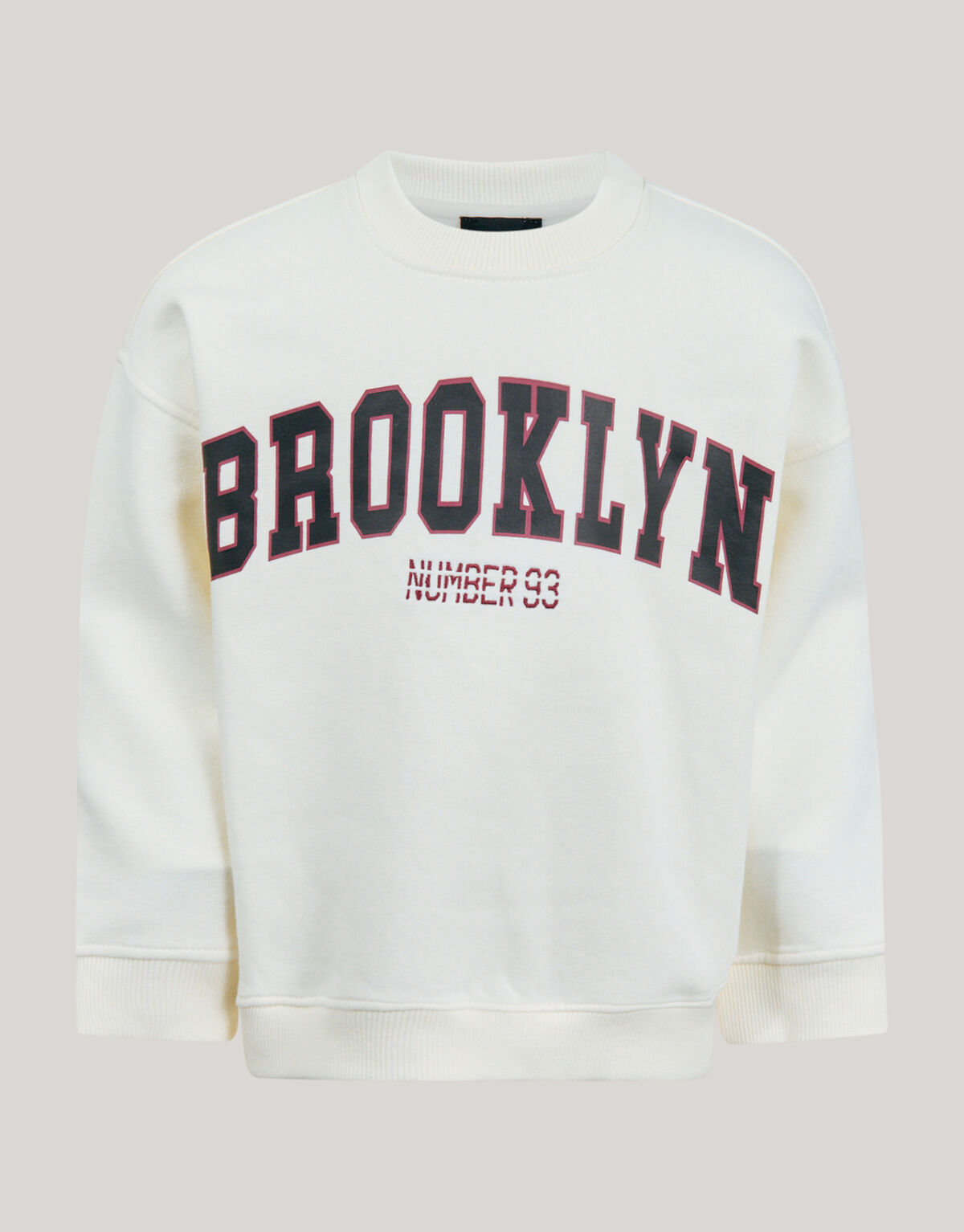 Artwork Sweater Gebroken Wit SHOEBY BOYS