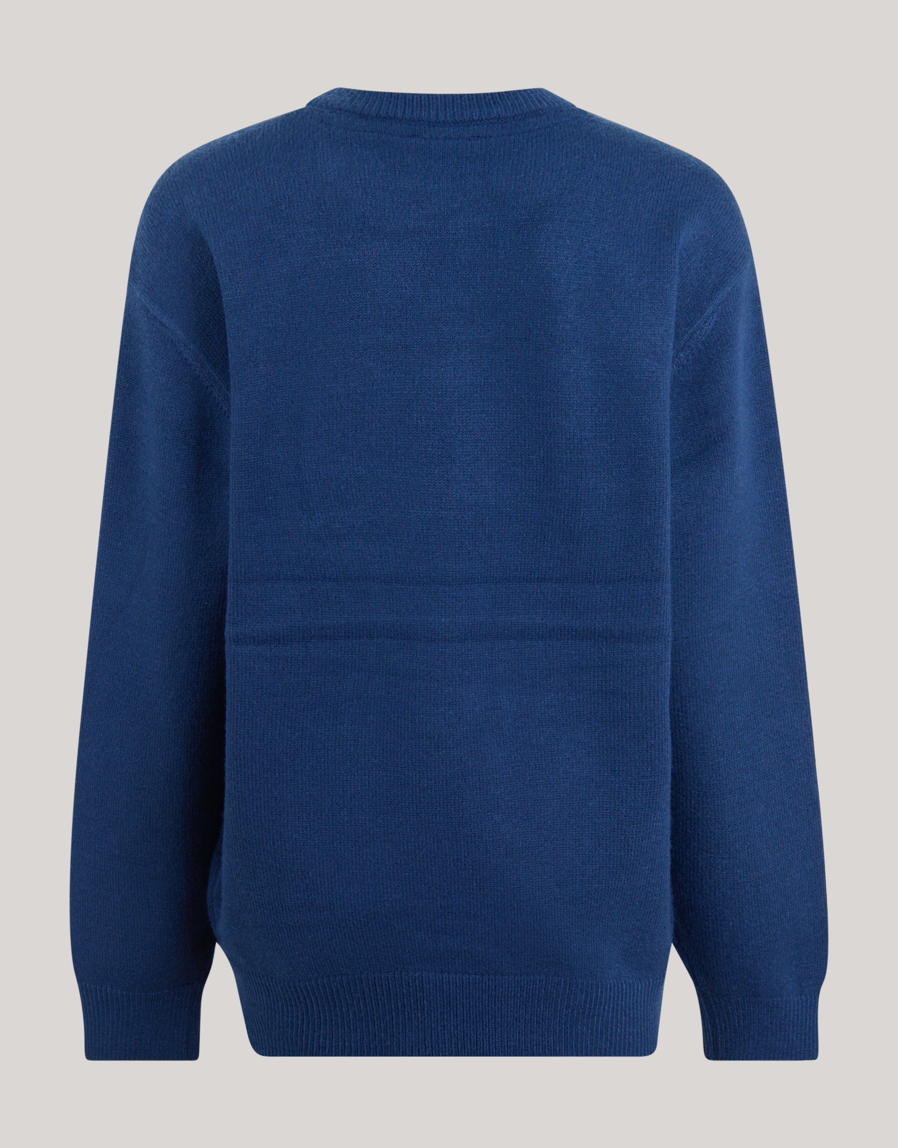 Jacquard Gebreide Trui Donkerblauw SHOEBY BOYS