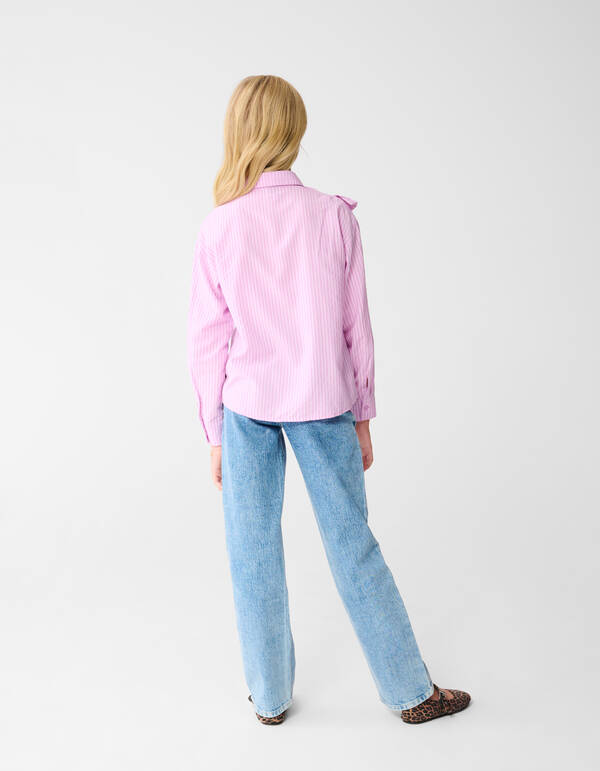 Stripe Strik Blouse Roze SHOEBY GIRLS