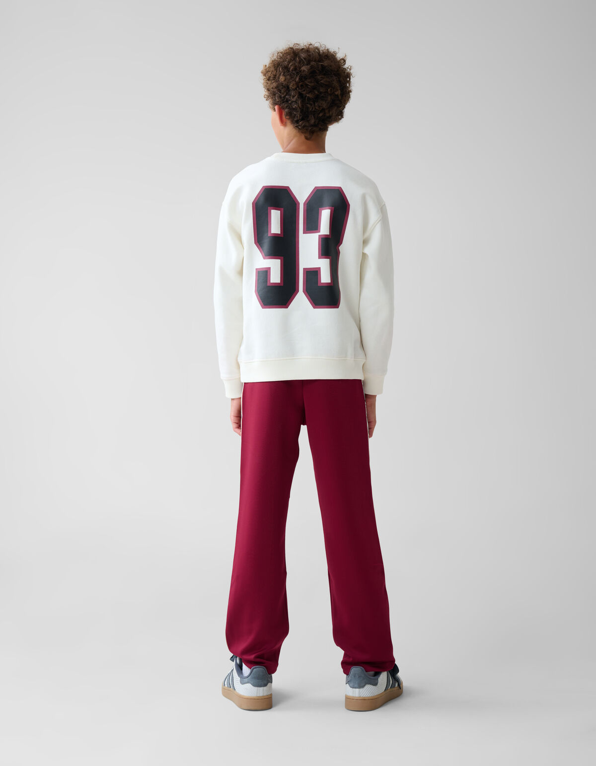 Sporty Tape Broek Donkerrood SHOEBY BOYS