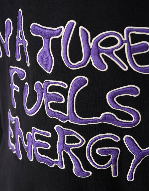 Nature Tekst Sweater Zwart SHOEBY BOYS