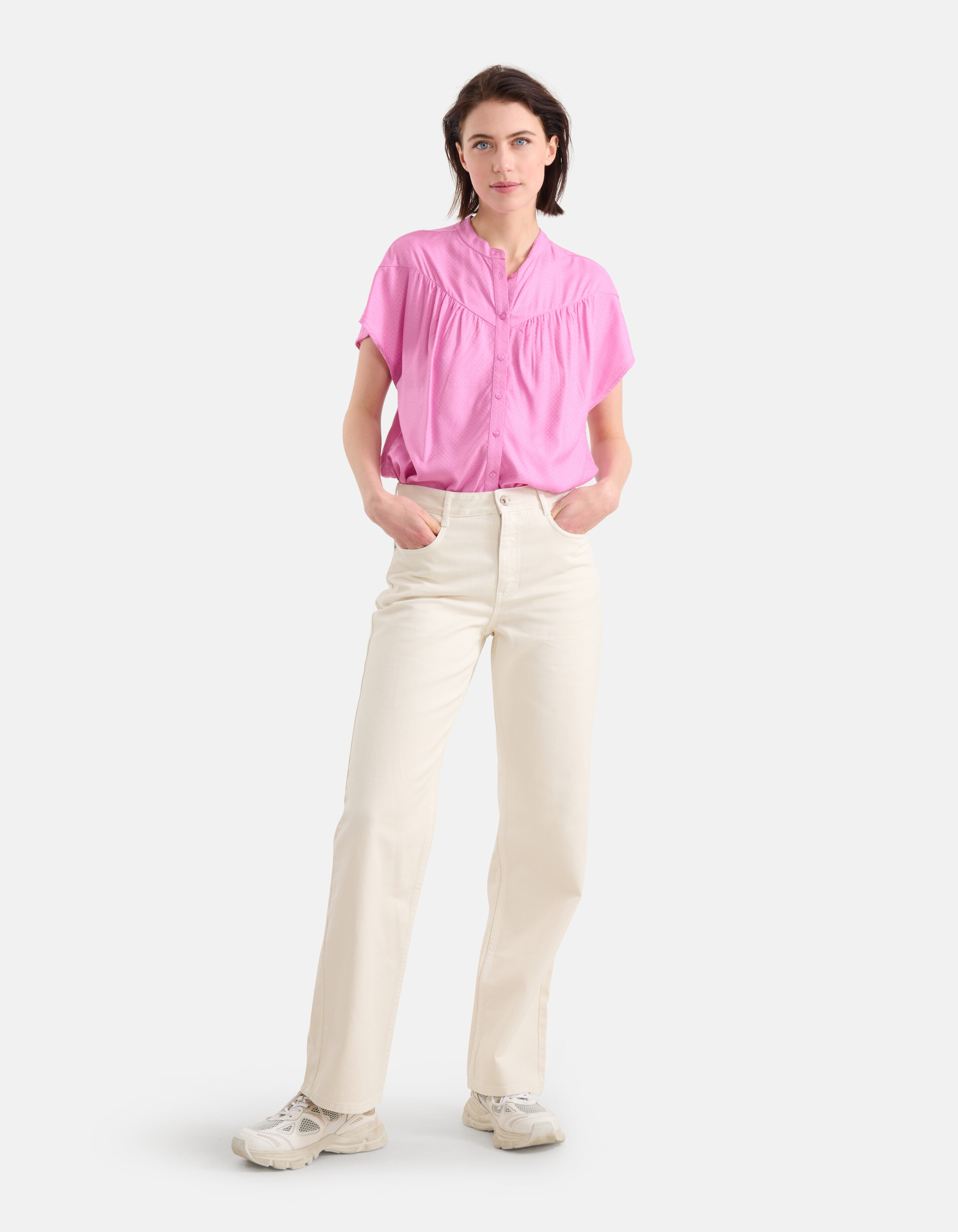 Relaxed Fit Top Roze SHOEBY WOMEN