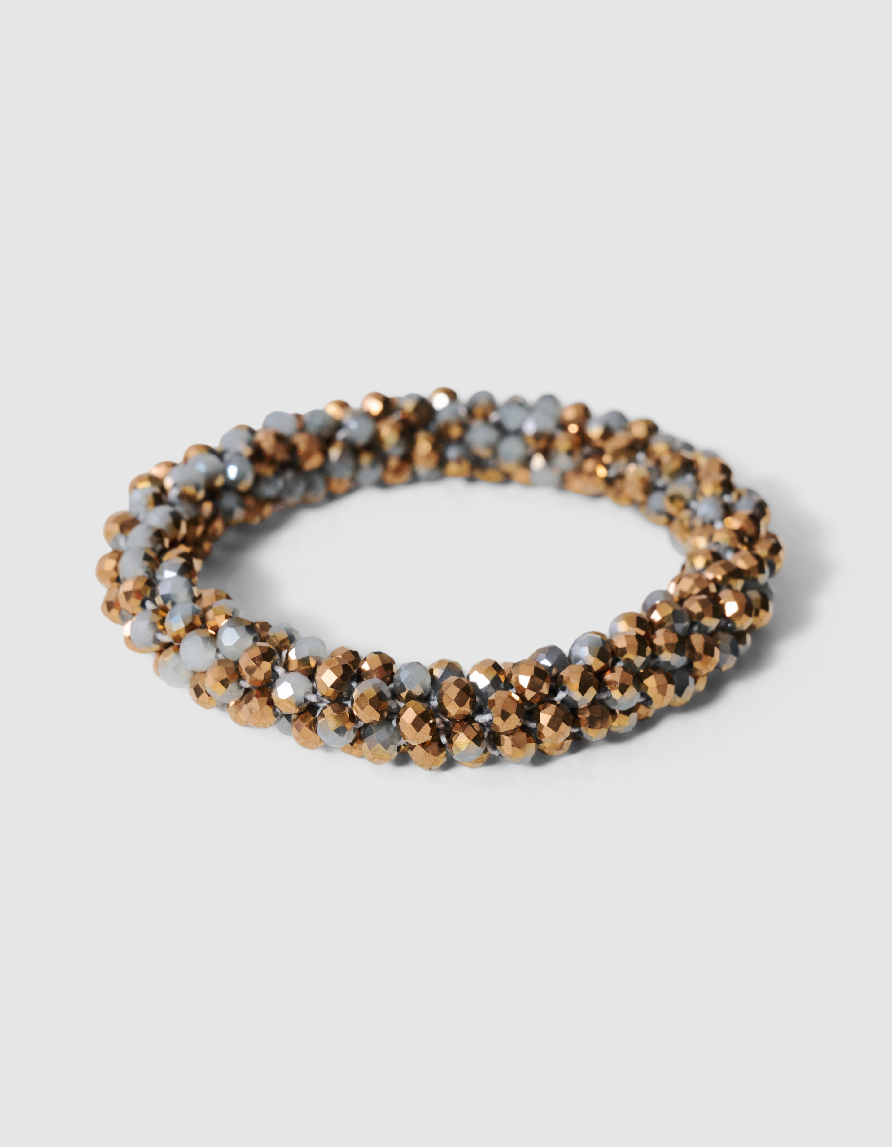 Beaded Elastieken Armband Goud/Zilver SHOEBY ACCESSOIRES