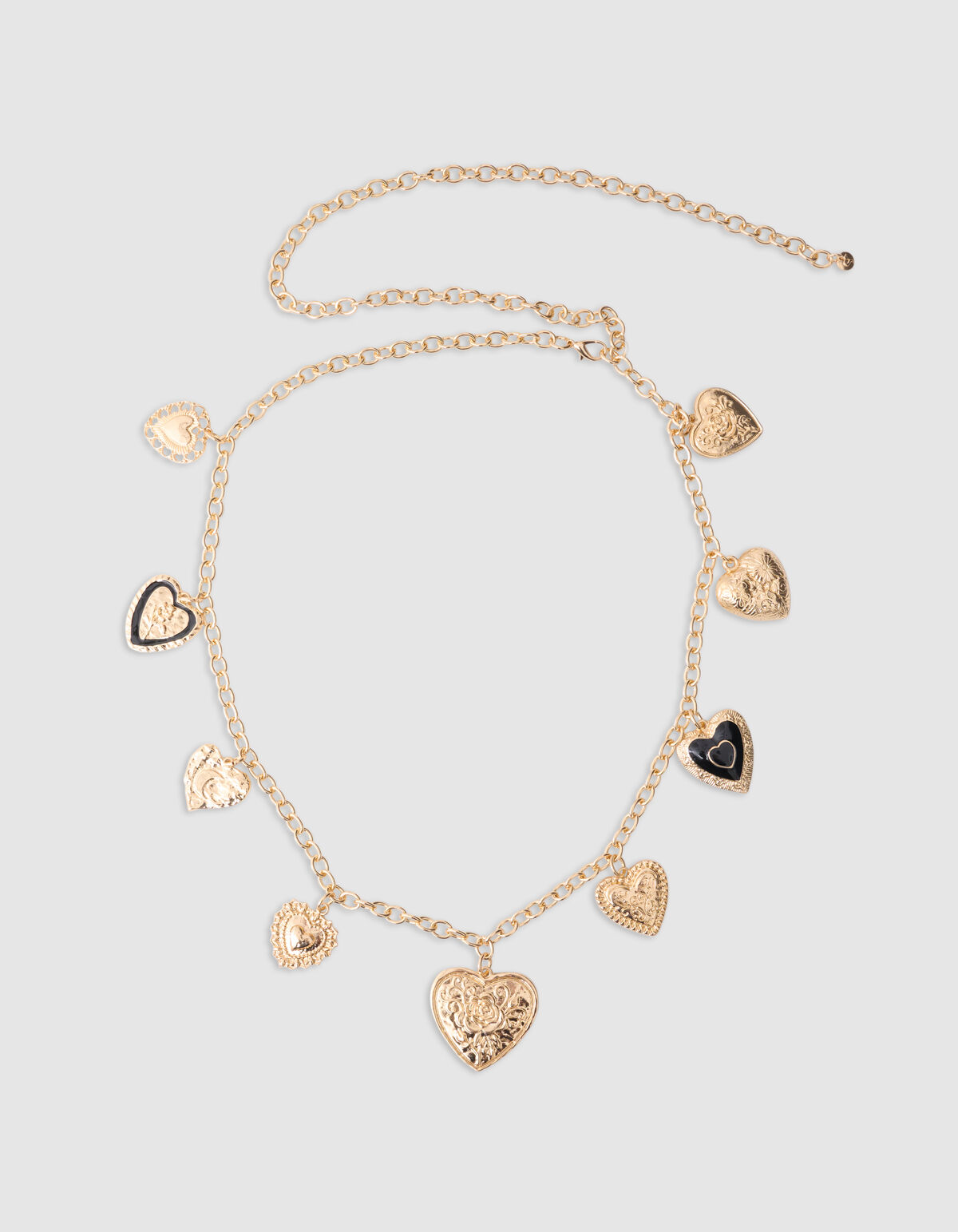 Multi Heart Riem Goud SHOEBY ACCESSOIRES