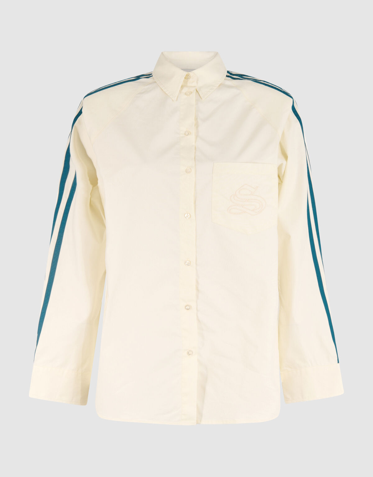 Sporty Stripe Blouse Lichtgeel SHOEBY WOMEN