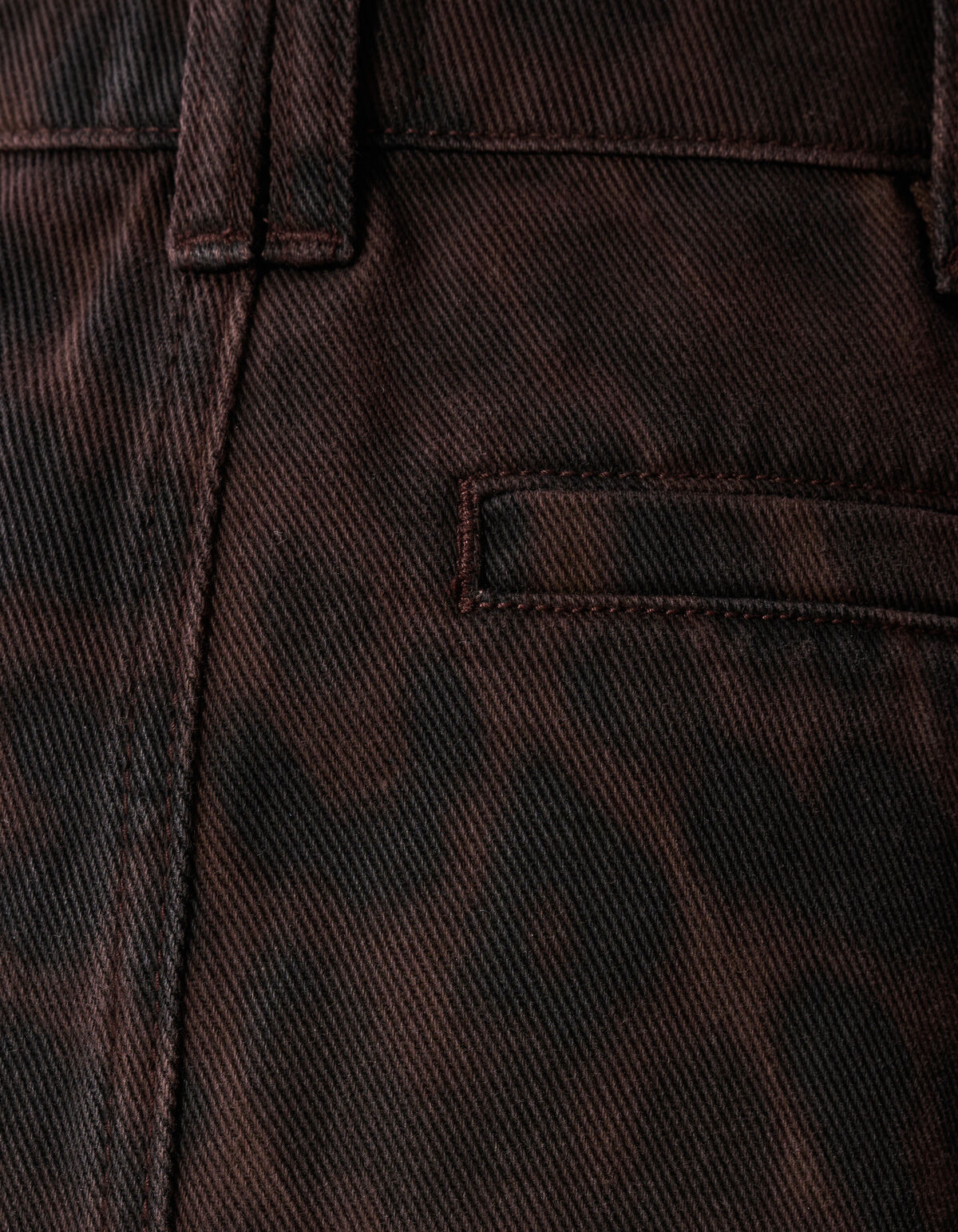Twill Leopard Print Rok Bruin SHOEBY GIRLS