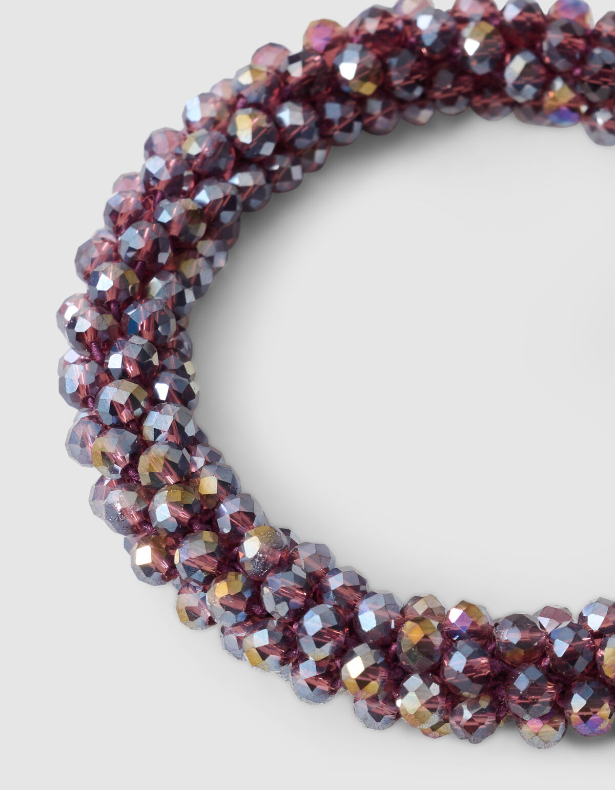 Beaded Haarelastiek Rood SHOEBY ACCESSOIRES