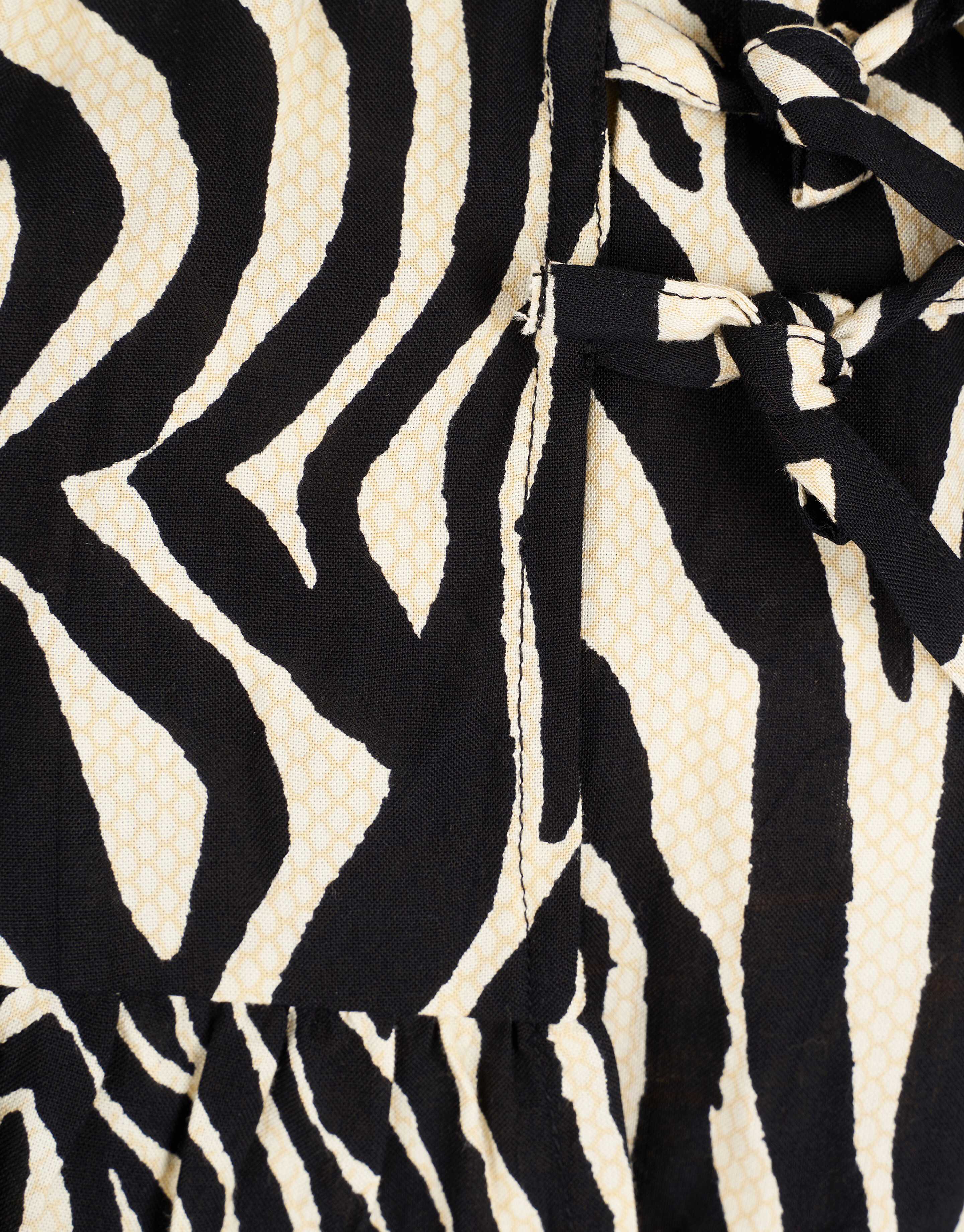 Zebra Skort Zwart/Gebroken Wit SHOEBY GIRLS