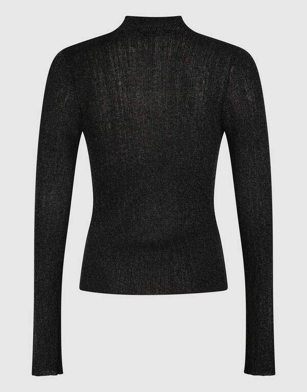 Glitter Col Top Zwart SHOEBY WOMEN