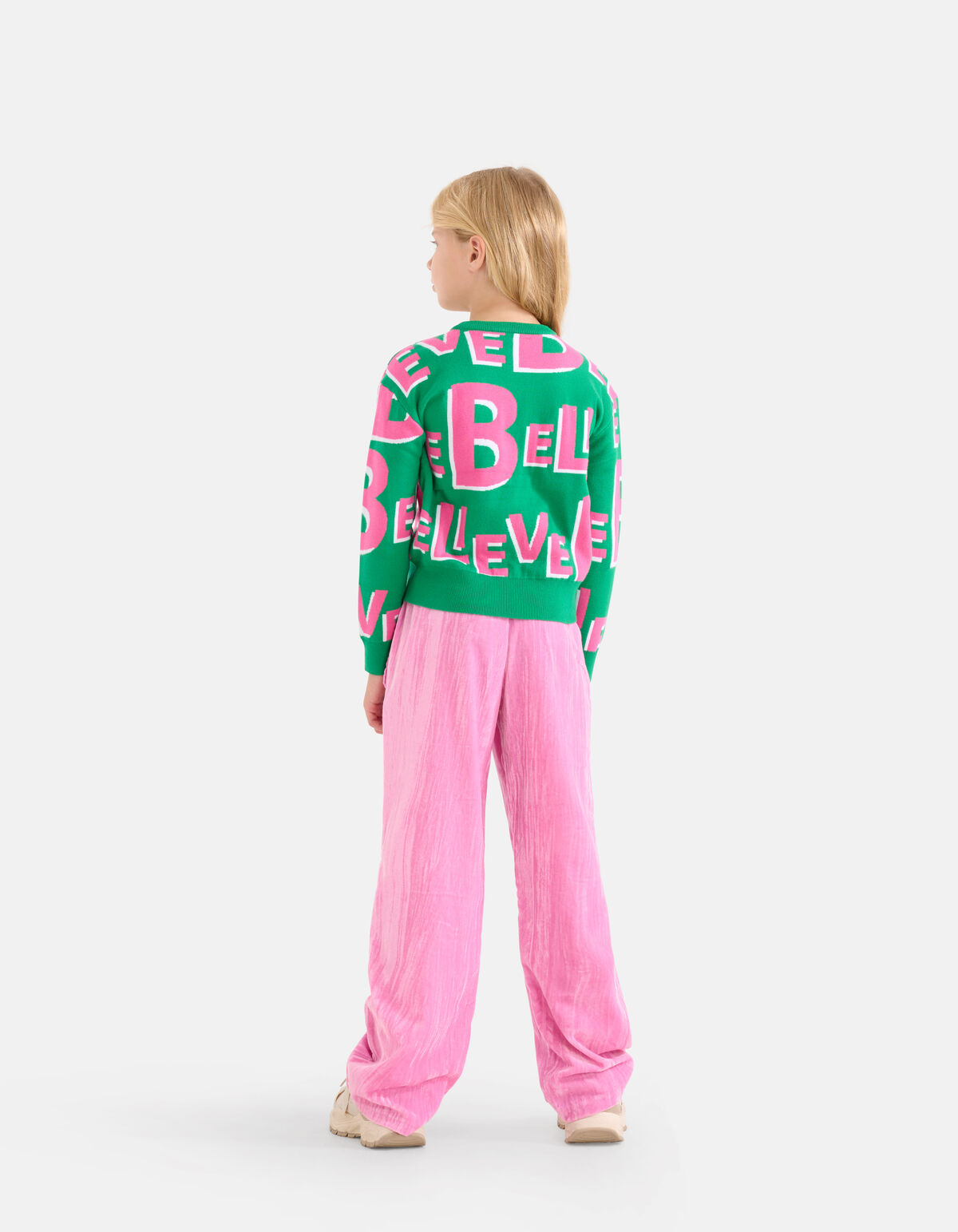 Printed Trui Groen SHOEBY GIRLS