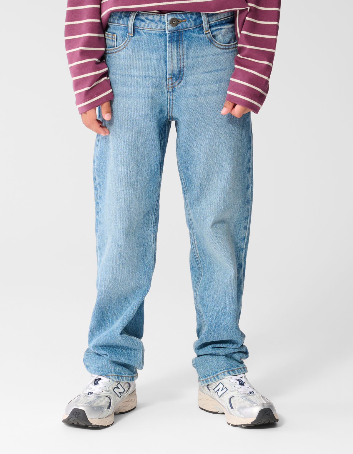 Straight Fit Jeans Blauw SHOEBY BOYS