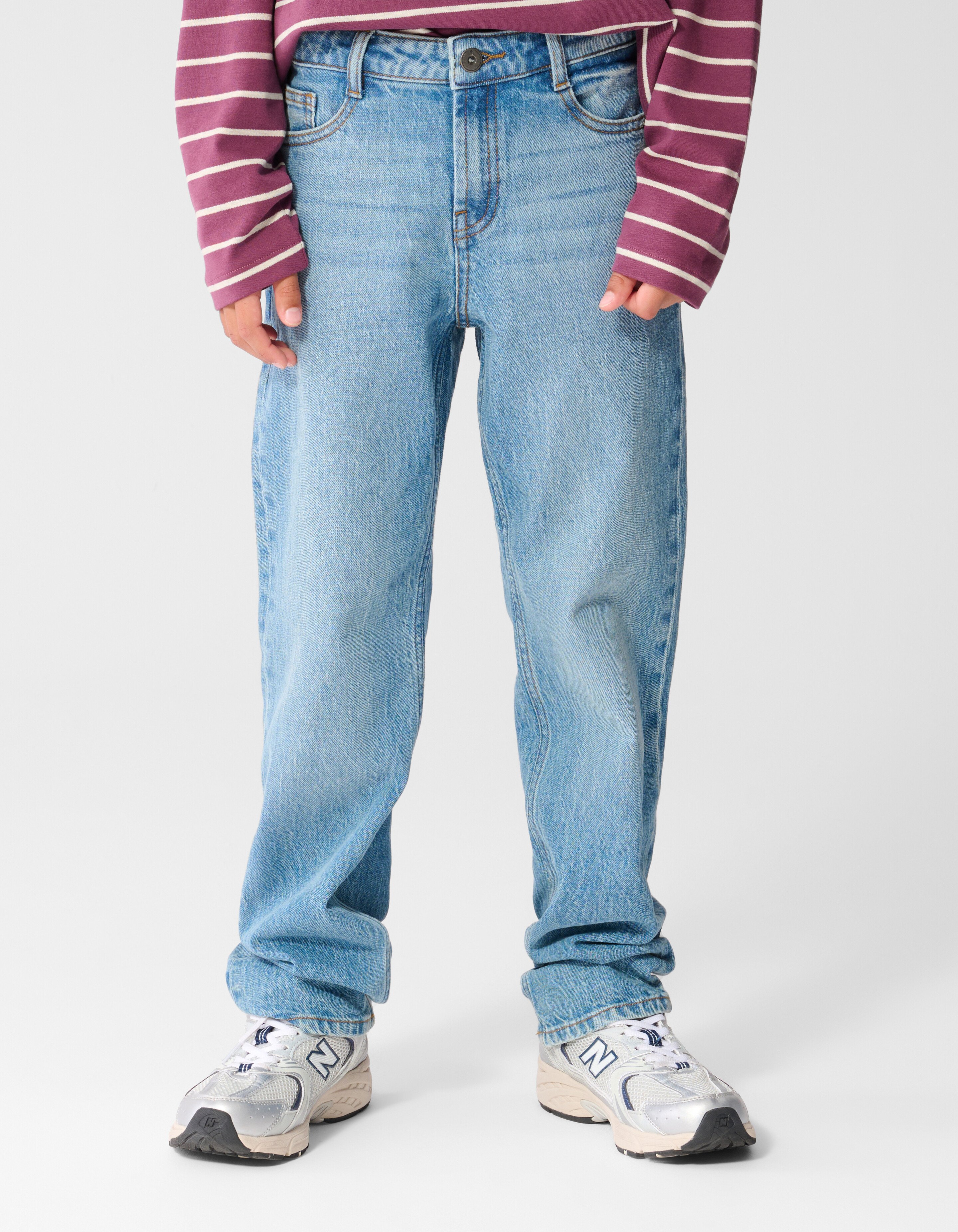 Straight Fit Jeans Blauw SHOEBY BOYS
