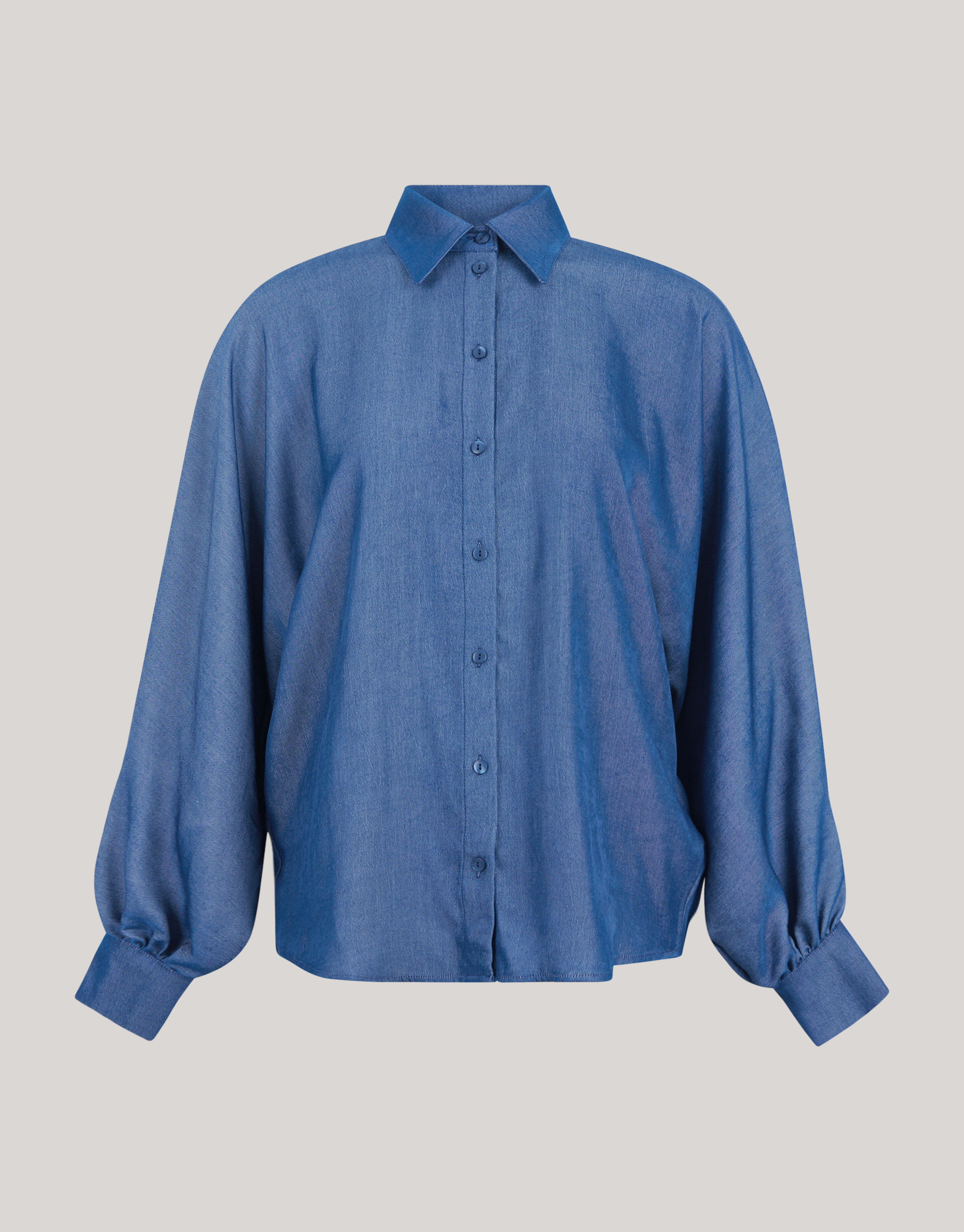 Chambray Blouse Blauw SHOEBY WOMEN