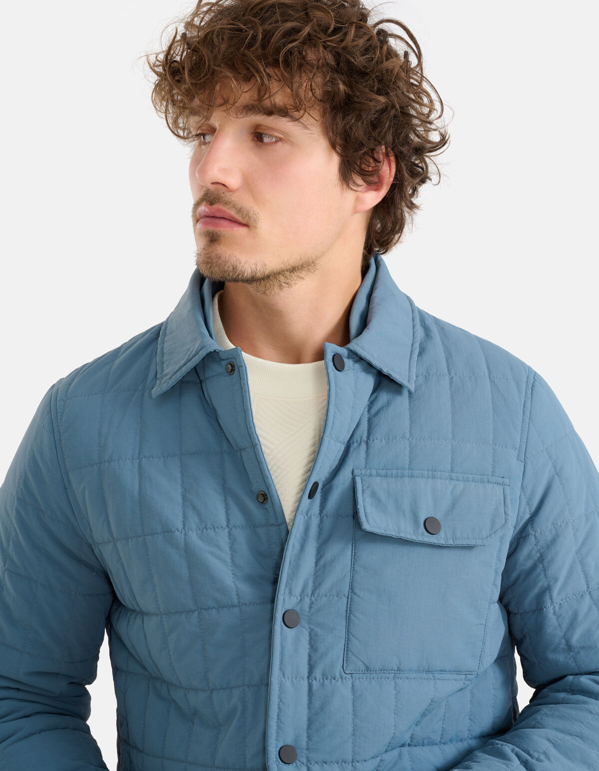 Gewatteerd Jack Blauw SHOEBY MEN