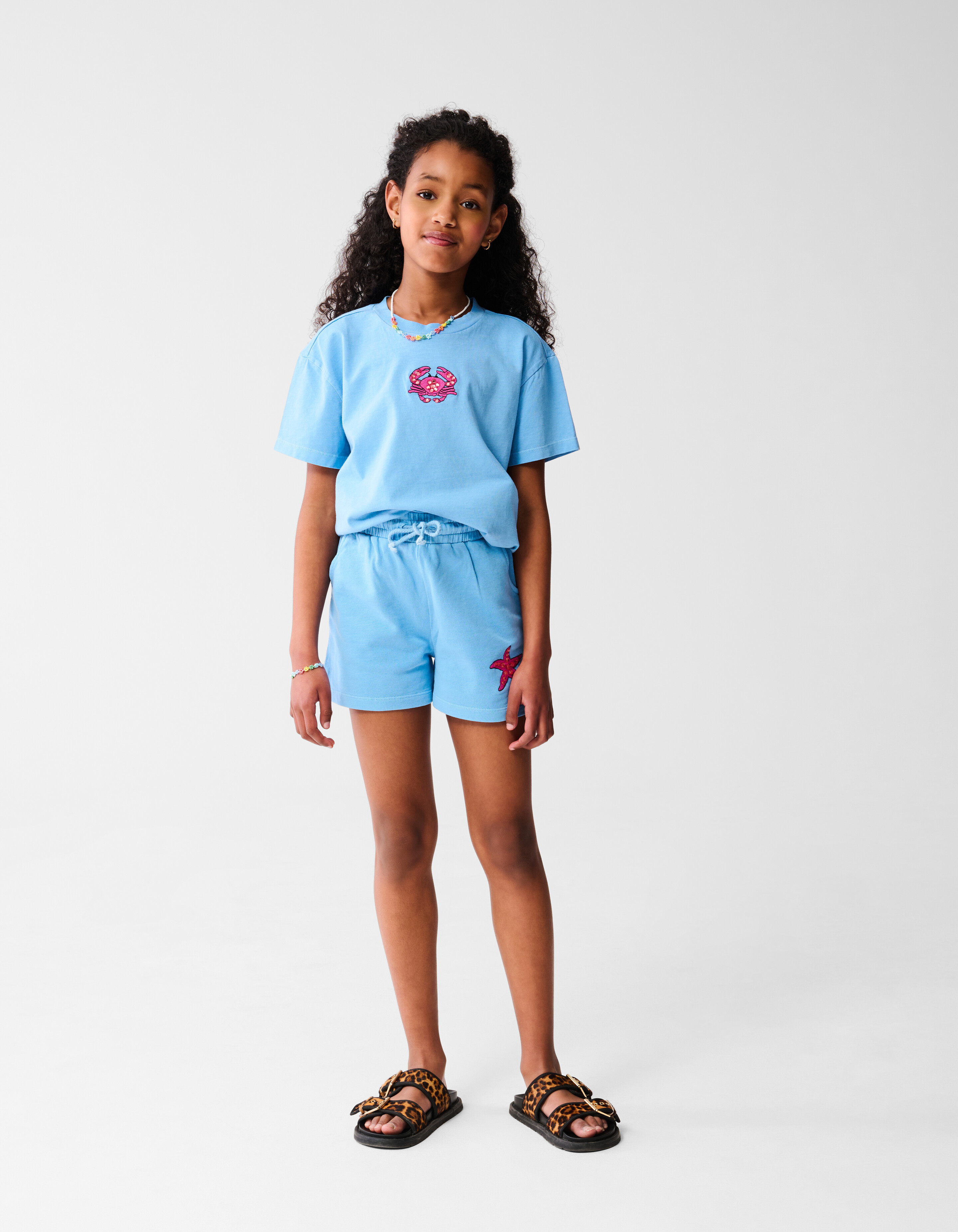 Zeester Artwork Short Blauw SHOEBY GIRLS
